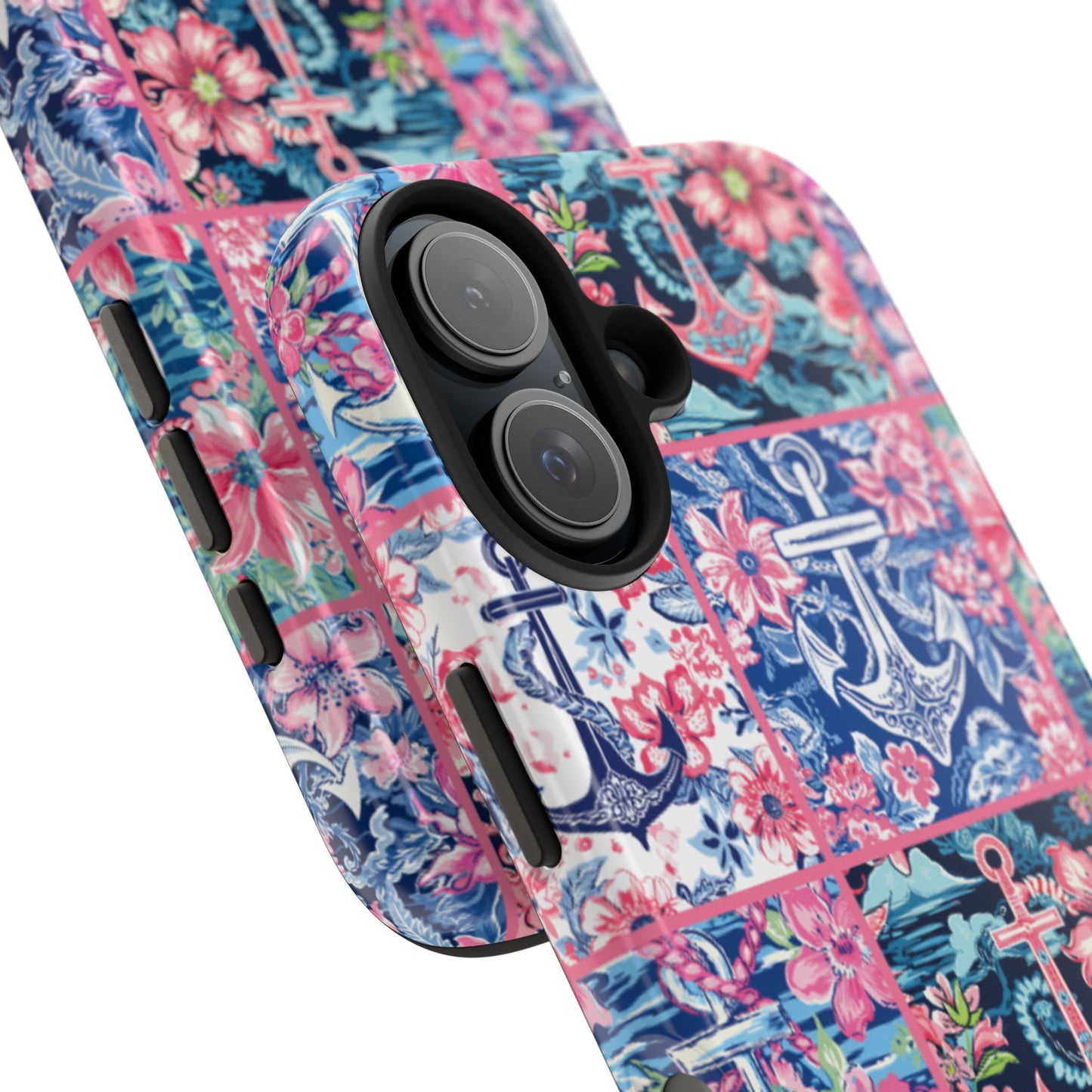 Floral Anchors Tough Phone Case