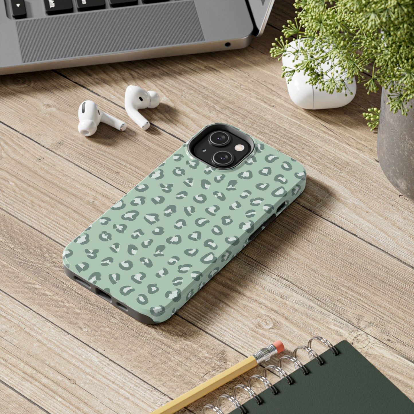 Pastel Leopard Tough Phone Case