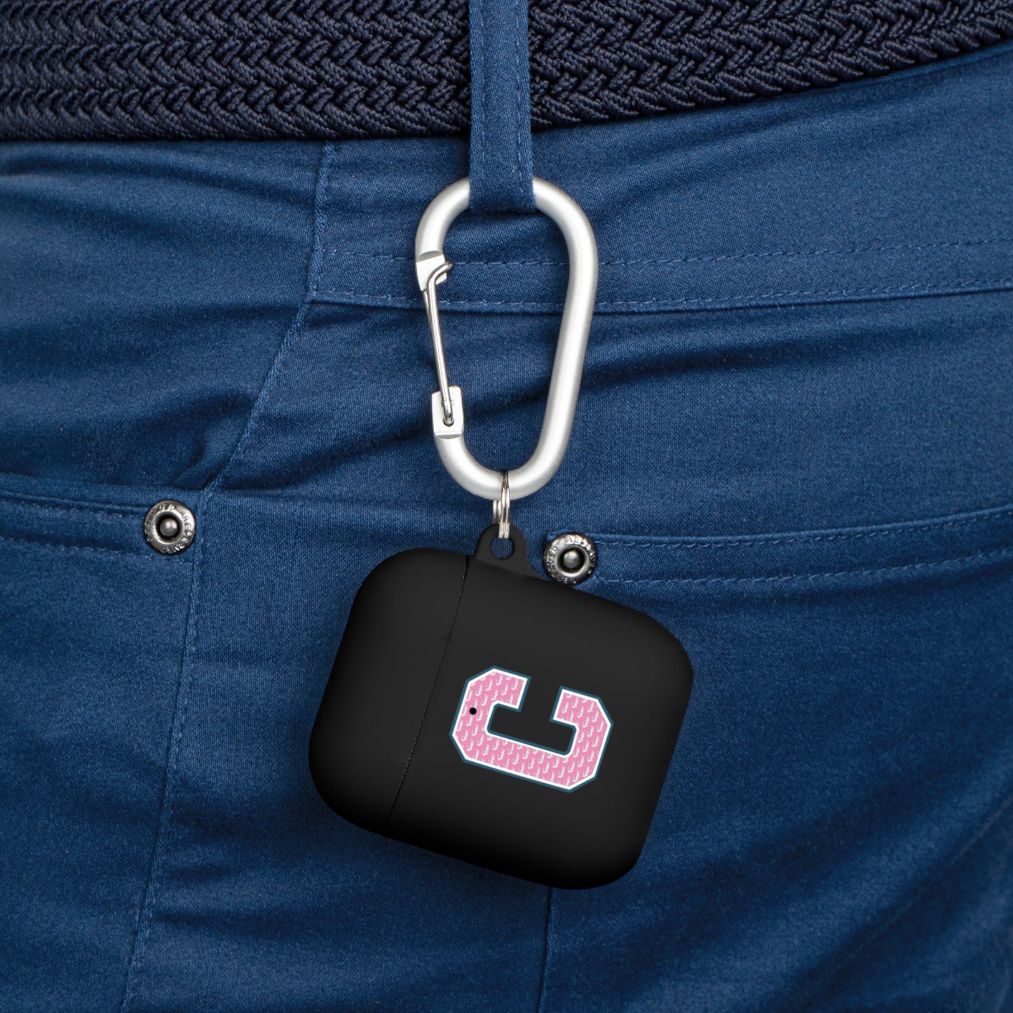 Preppy Letter C AirPods Case Cover