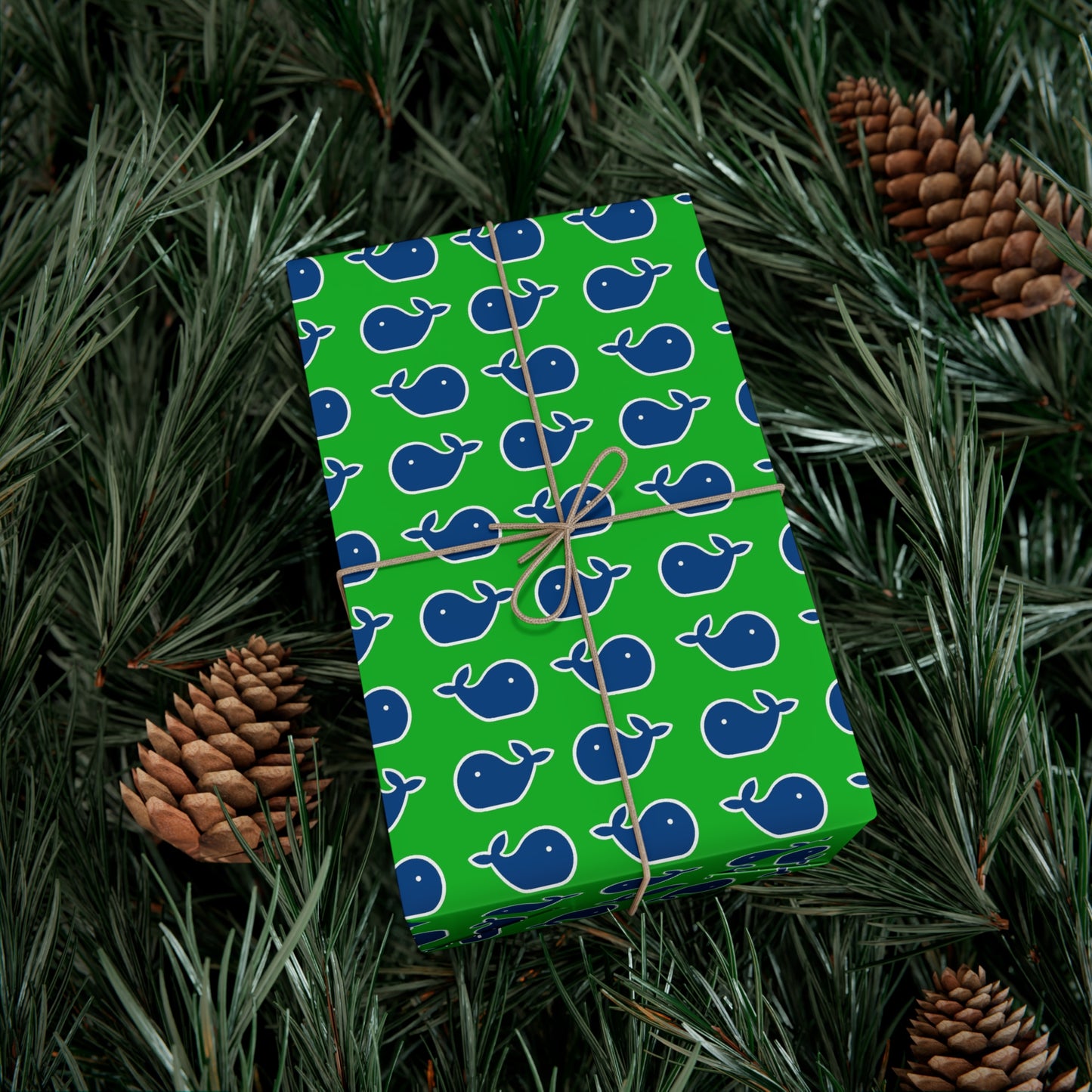 Whale Pattern Gift Wrap