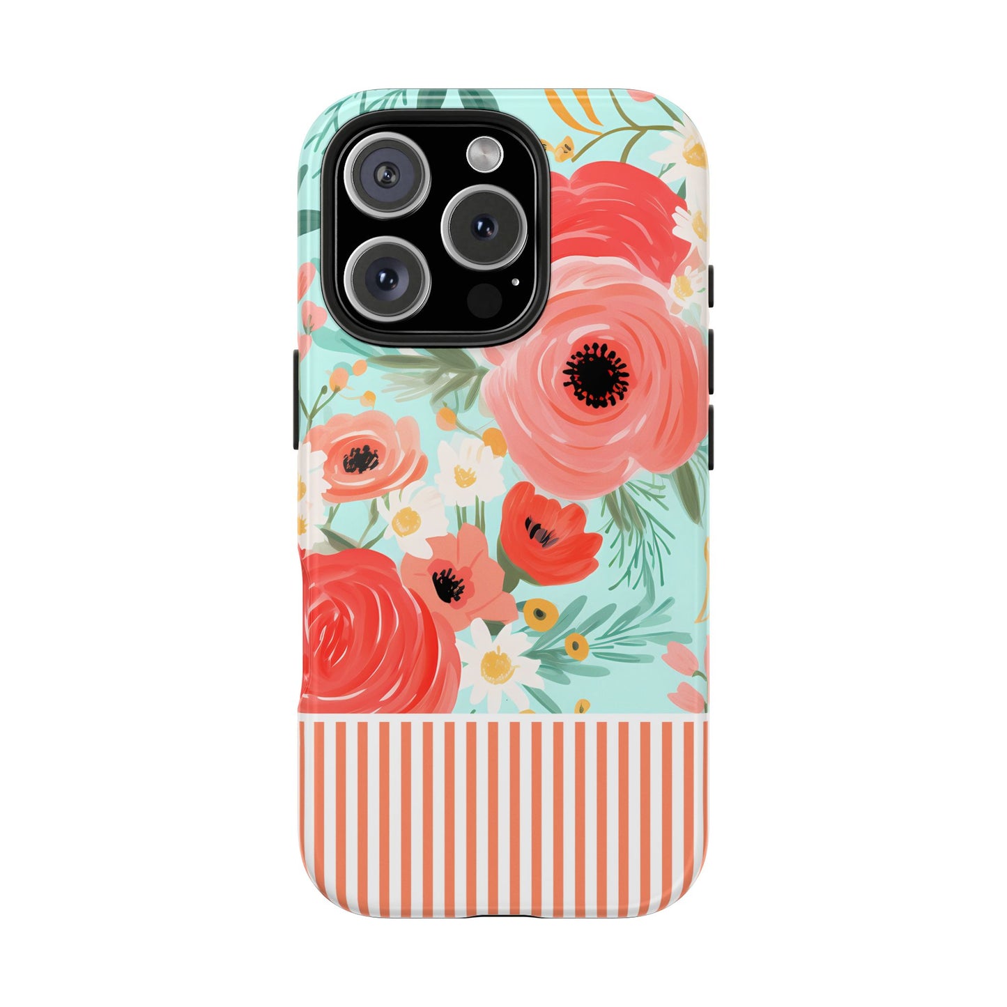 Coral FloralTough Phone Case