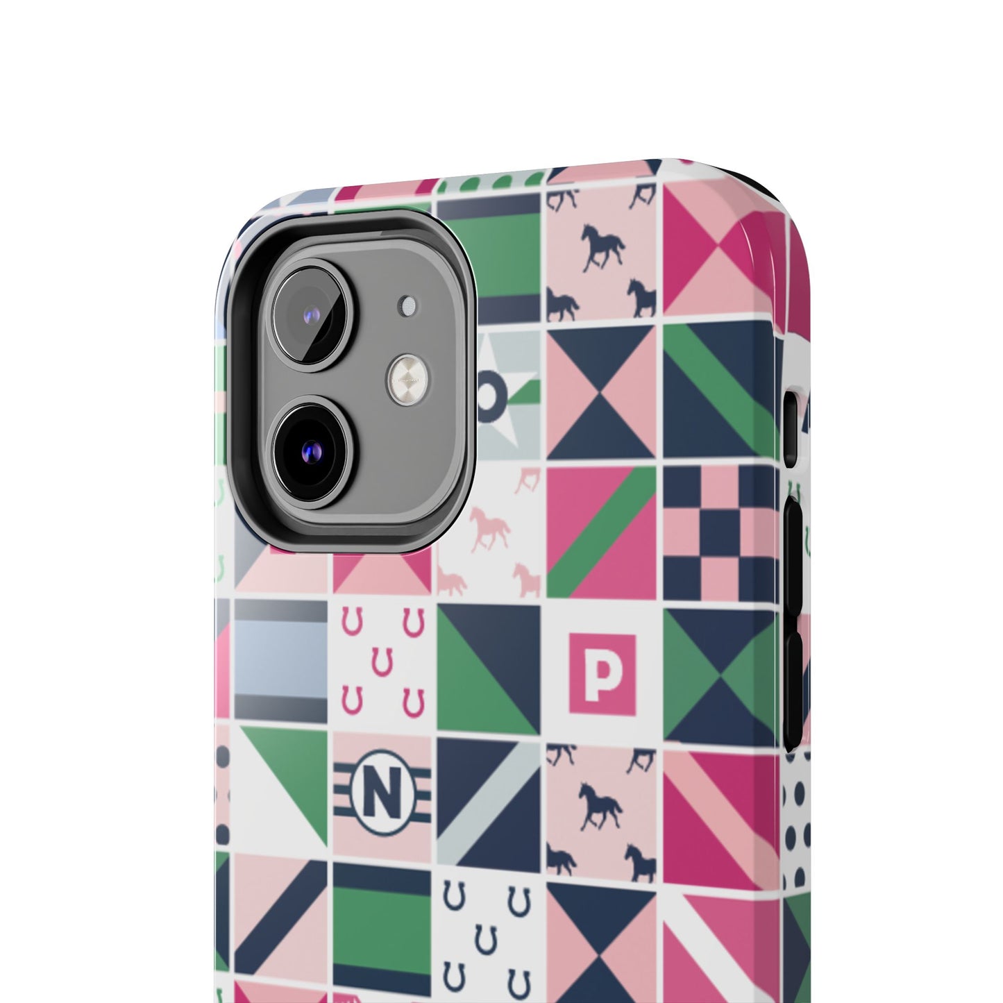 Equestrian Patchwork Tough Phone Case