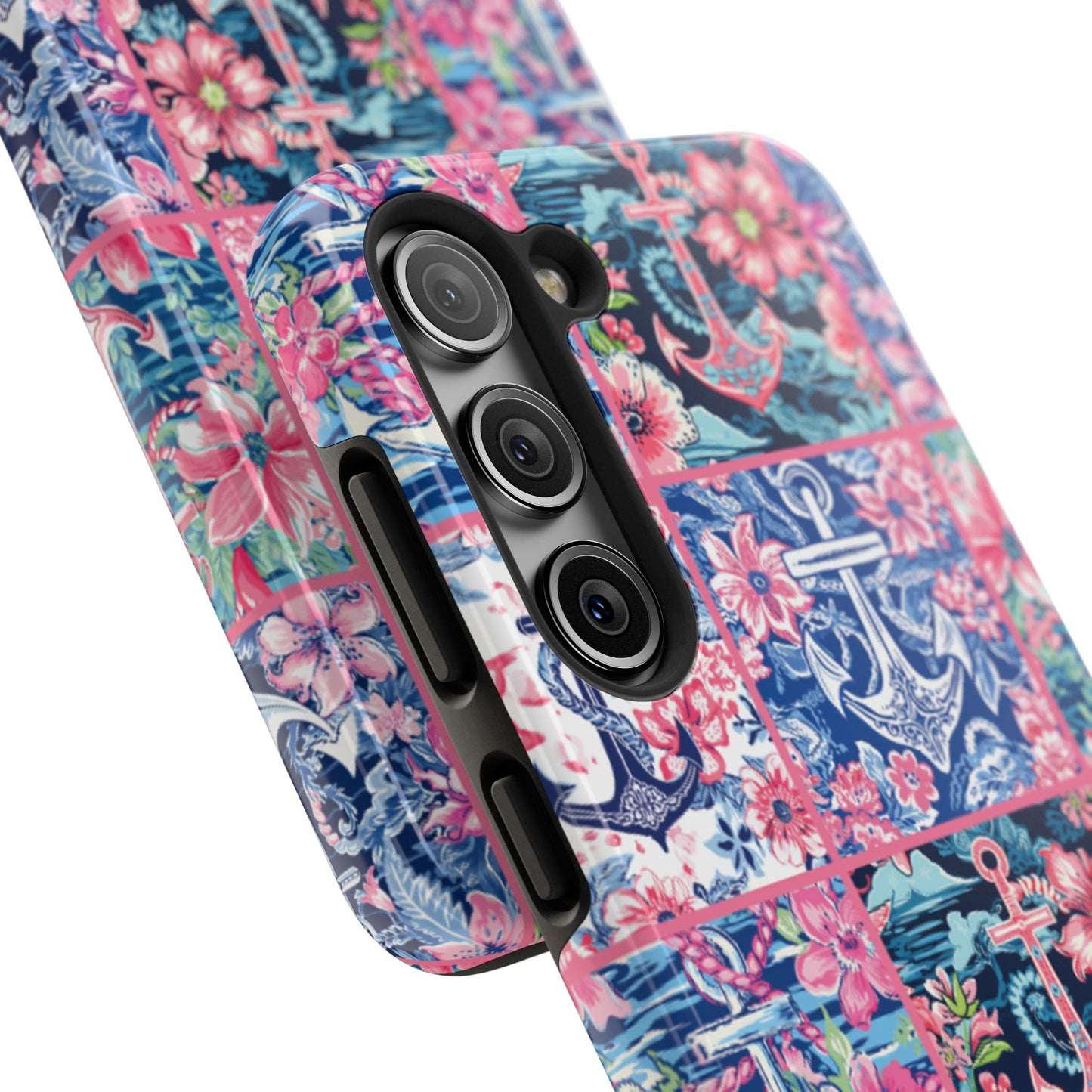 Floral Anchors Tough Phone Case