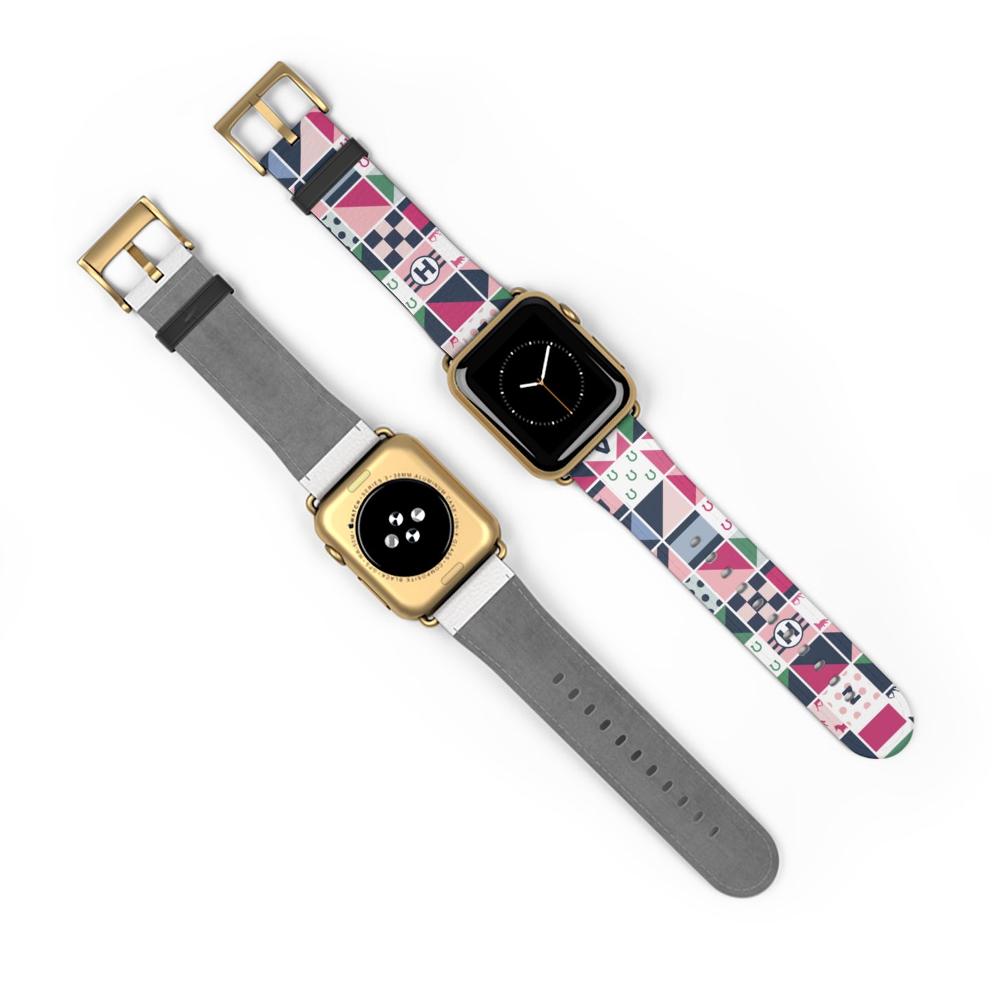 Equestrian Patchwork Watch Band