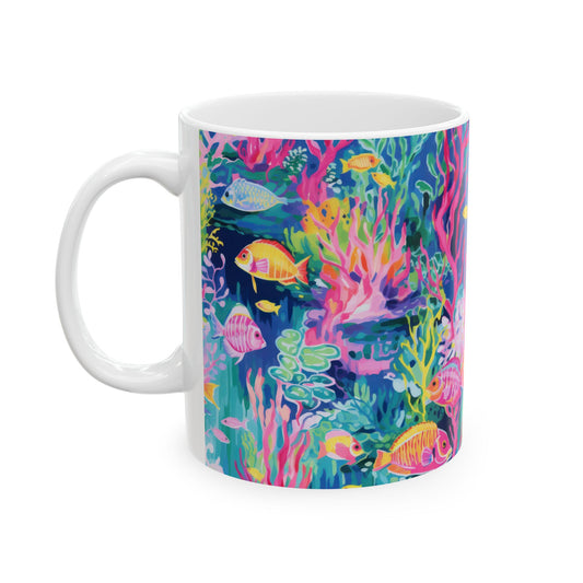 Watercolor Fish Ceramic Mug