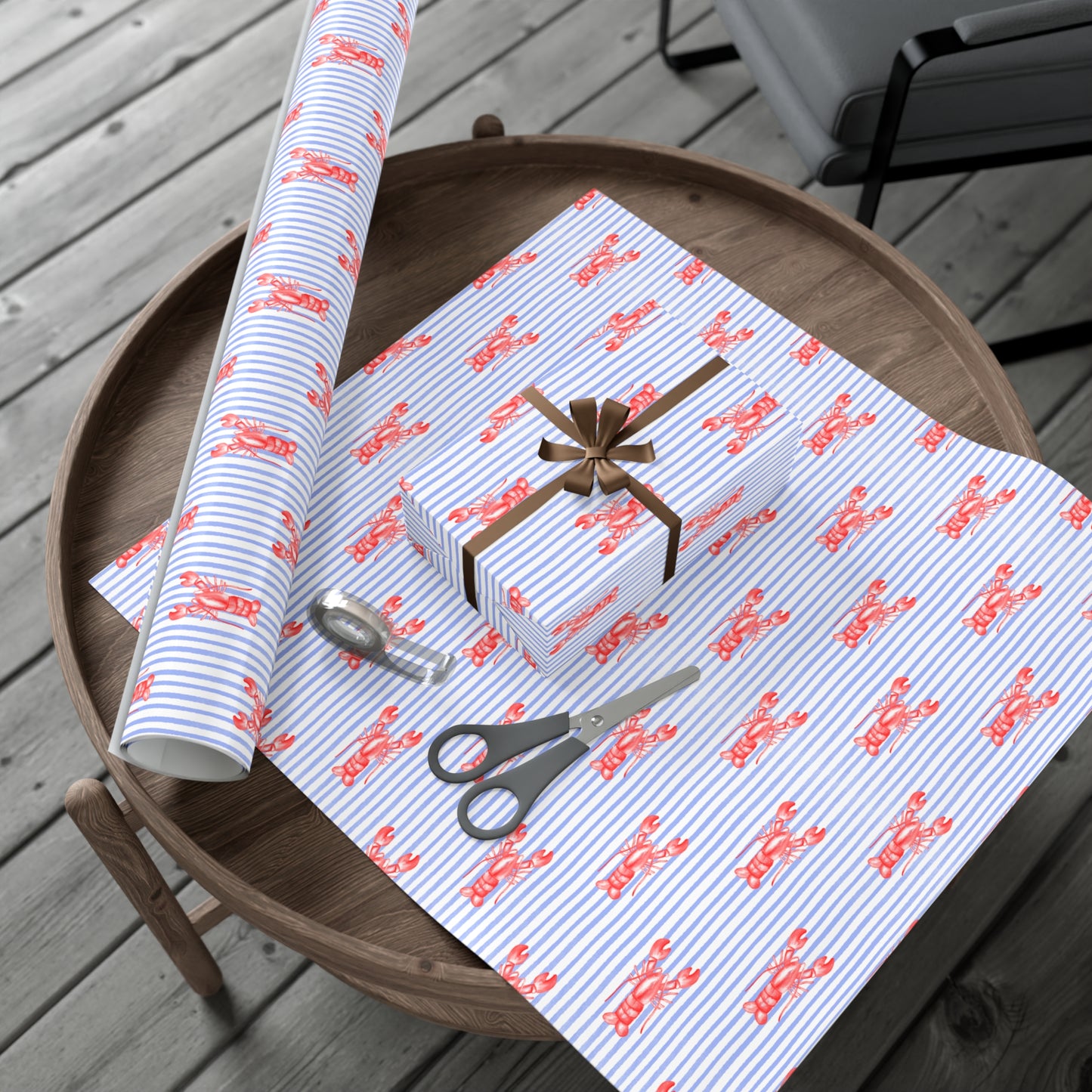 Lobster Print Gift Wrap