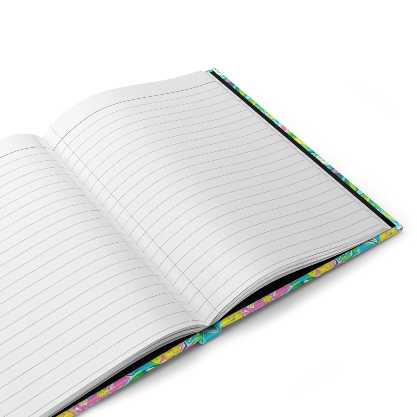 Lemon Floral Hardcover Journal