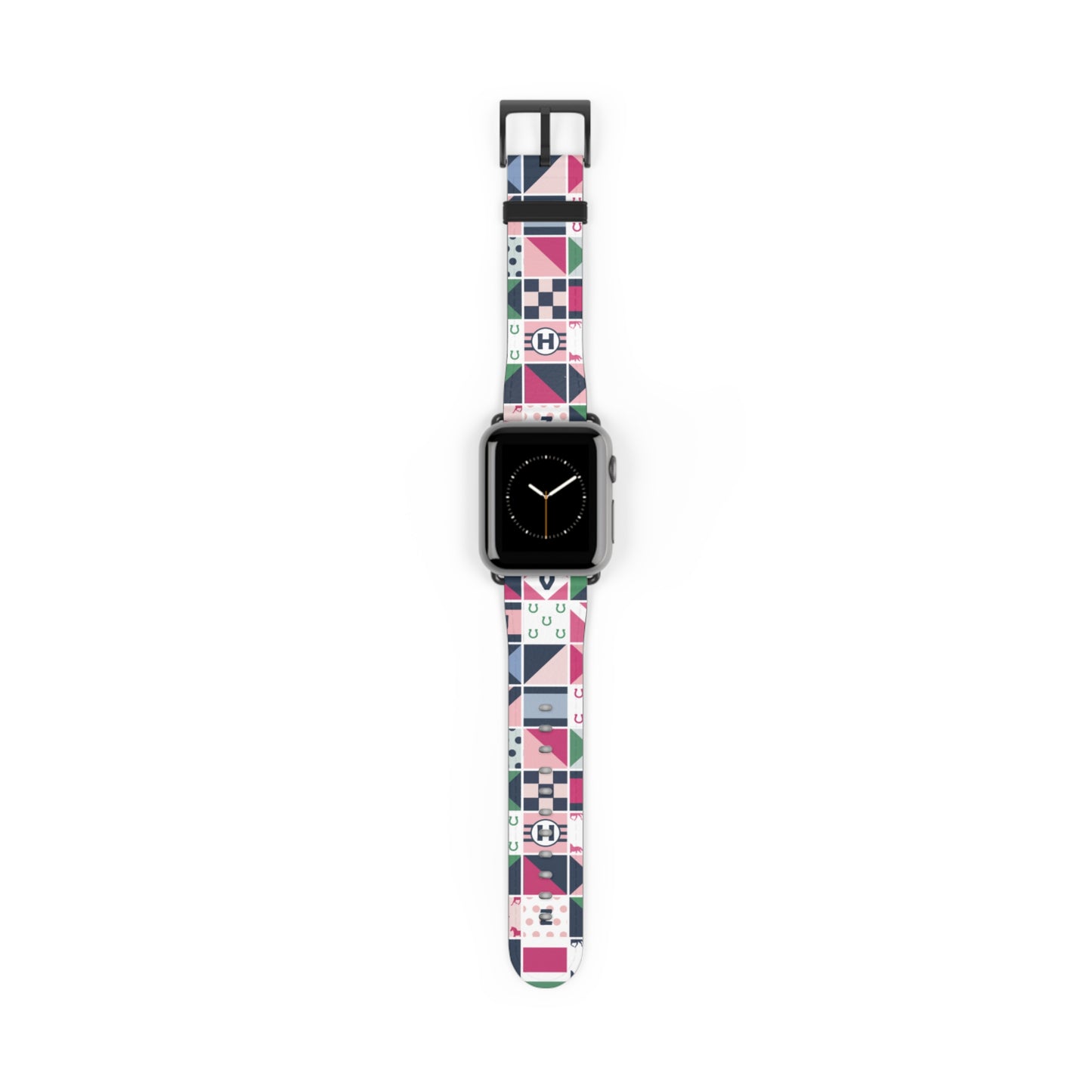 Equestrian Patchwork Watch Band