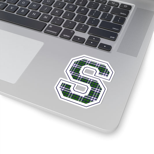 Equestrian Letter S Kiss Cut Sticker