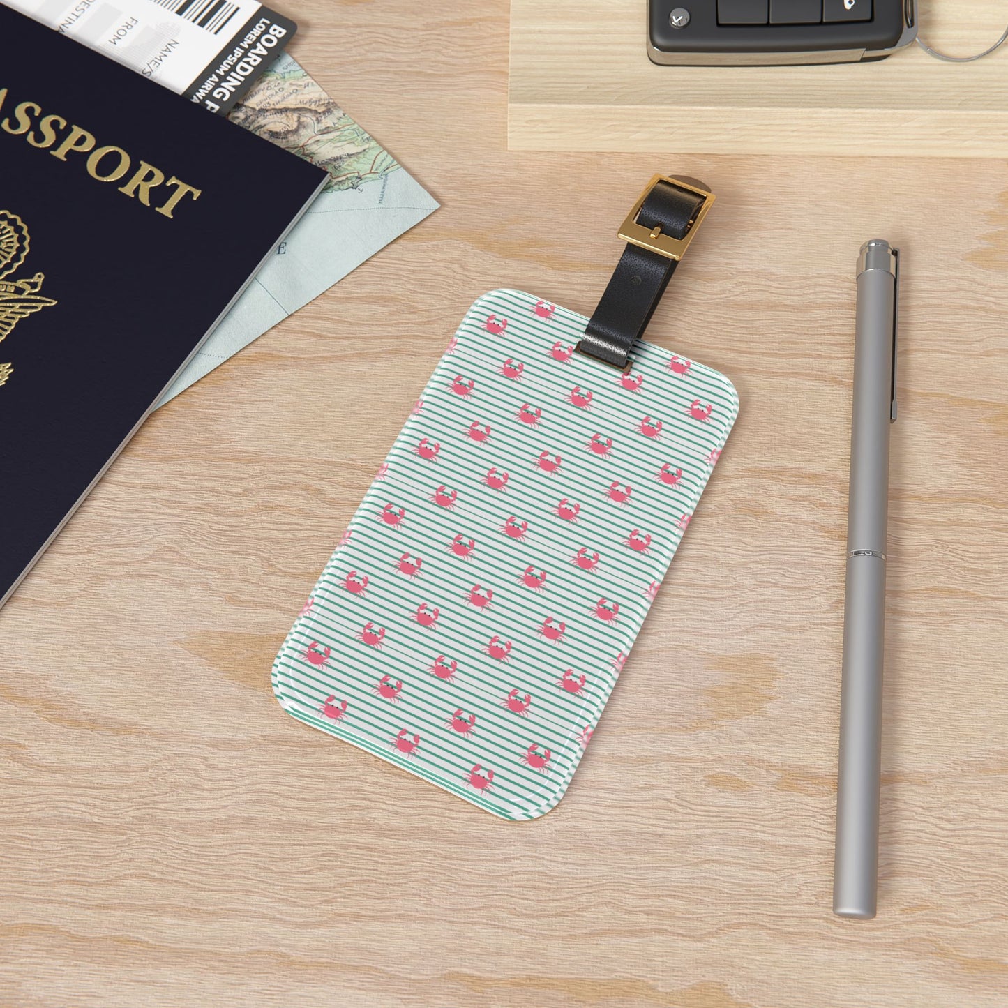 Cute Crabs Luggage Tag