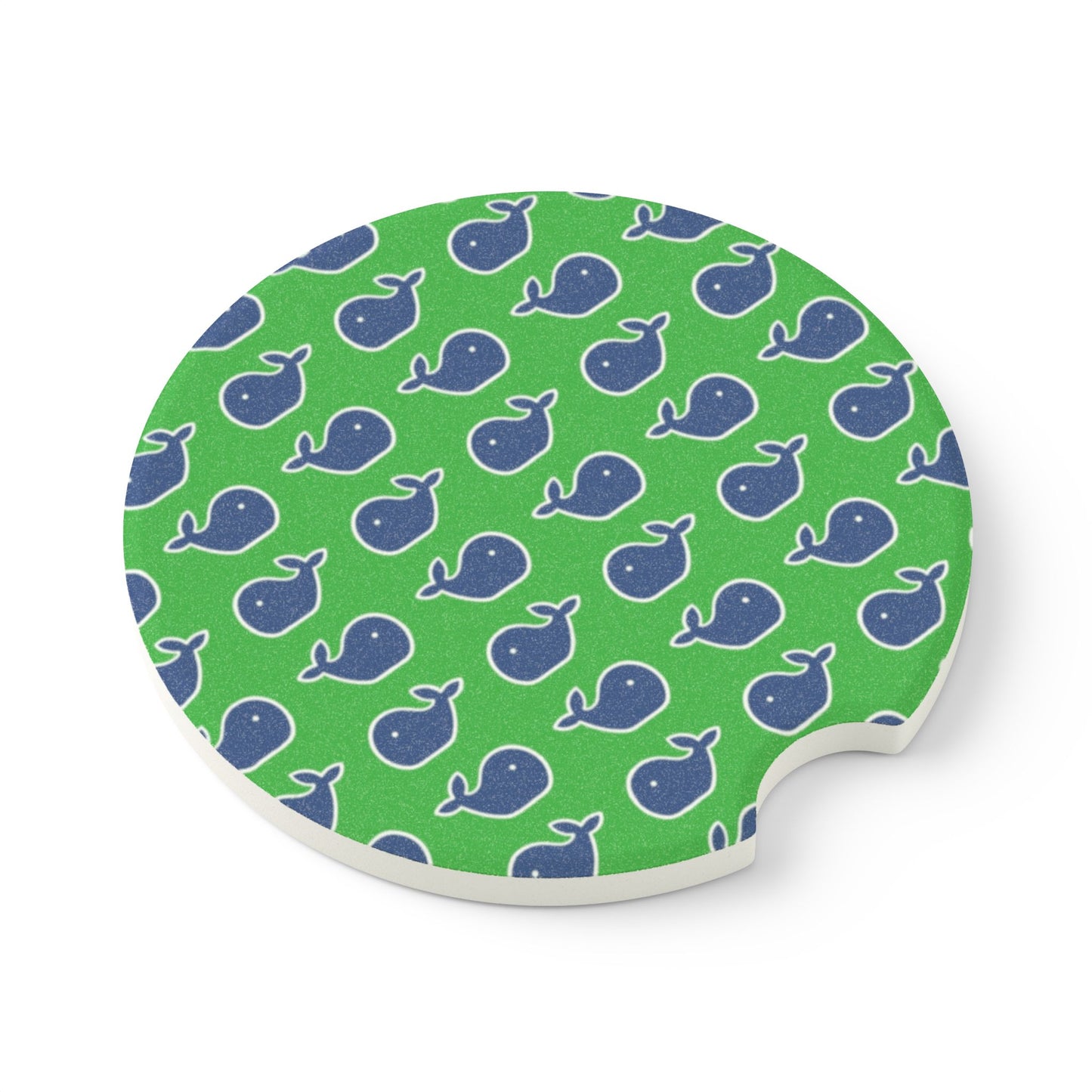 Whale Soapstone Car Coaster