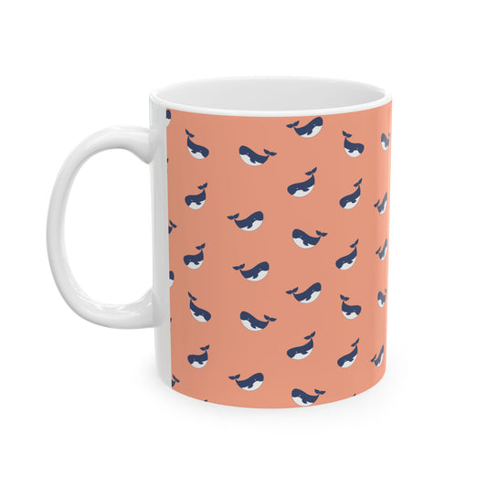 Whimsical Whales Ceramic Mug