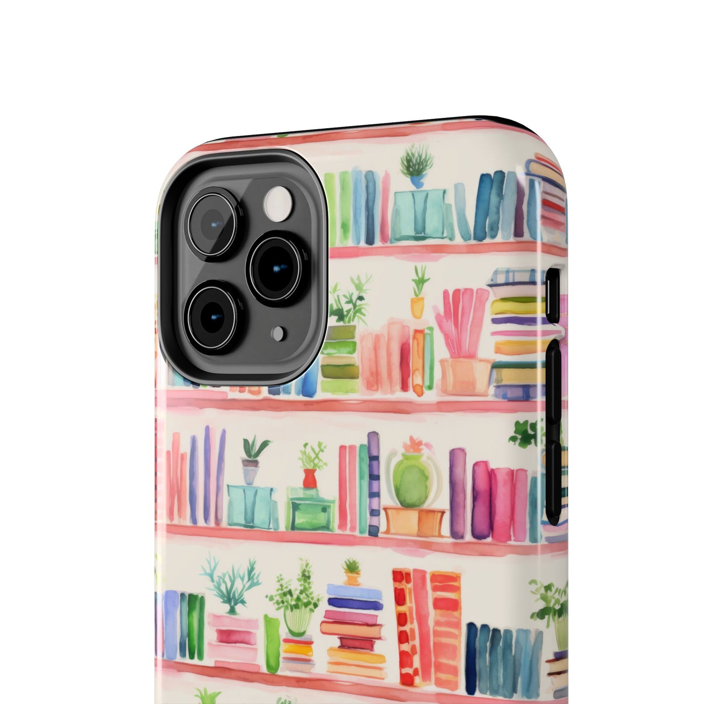 Colorful Bookshelf Tough Phone Cases