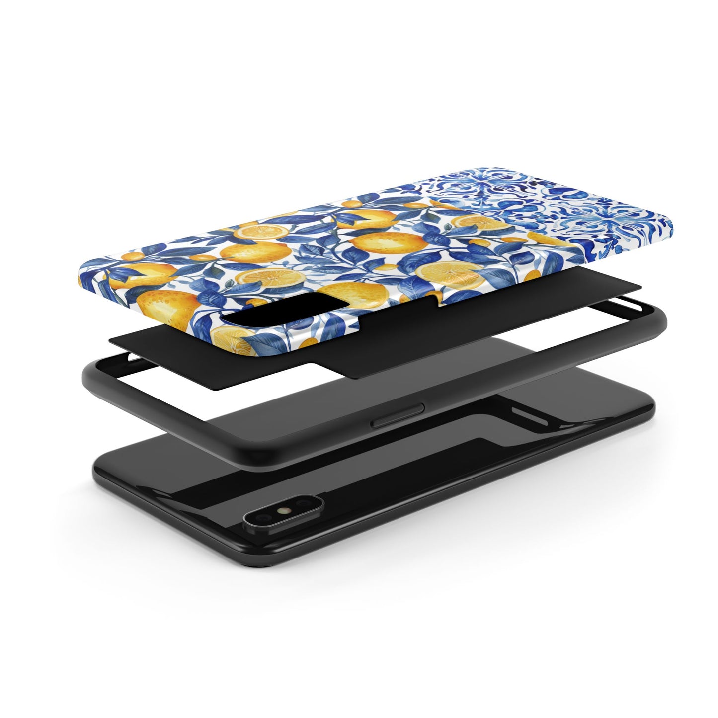 Lemons & Tiles Tough Phone Case