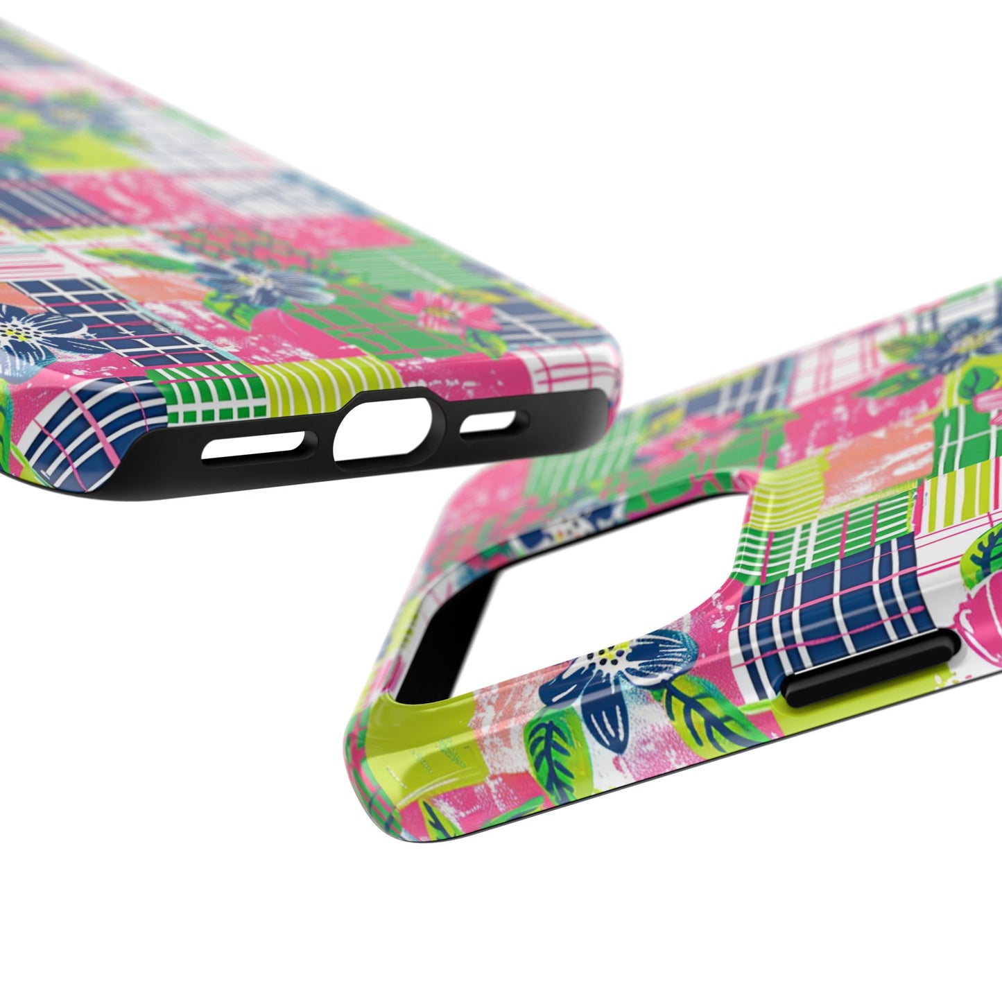 Tropical Madras Tough Phone Case