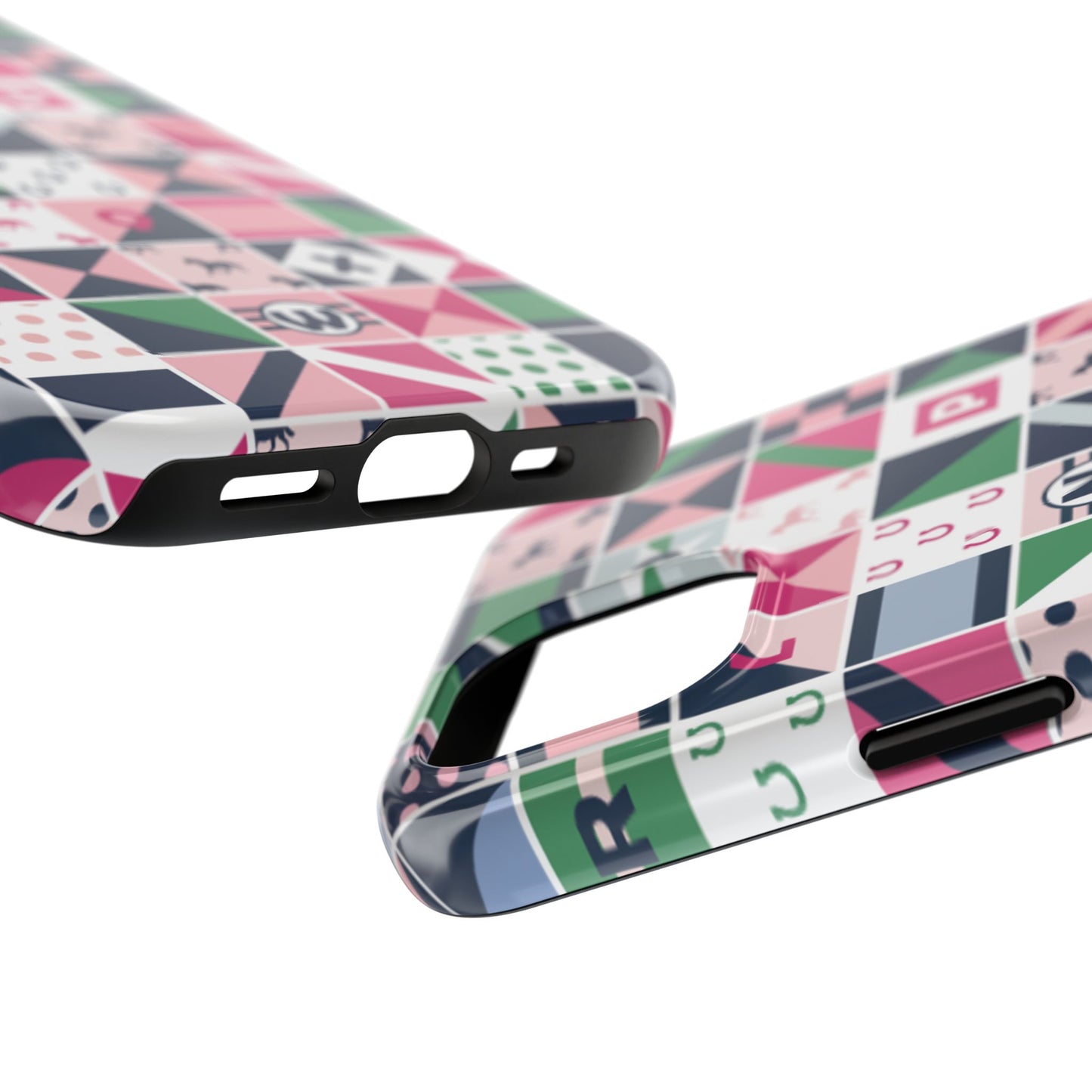 Equestrian Patchwork Tough Phone Case