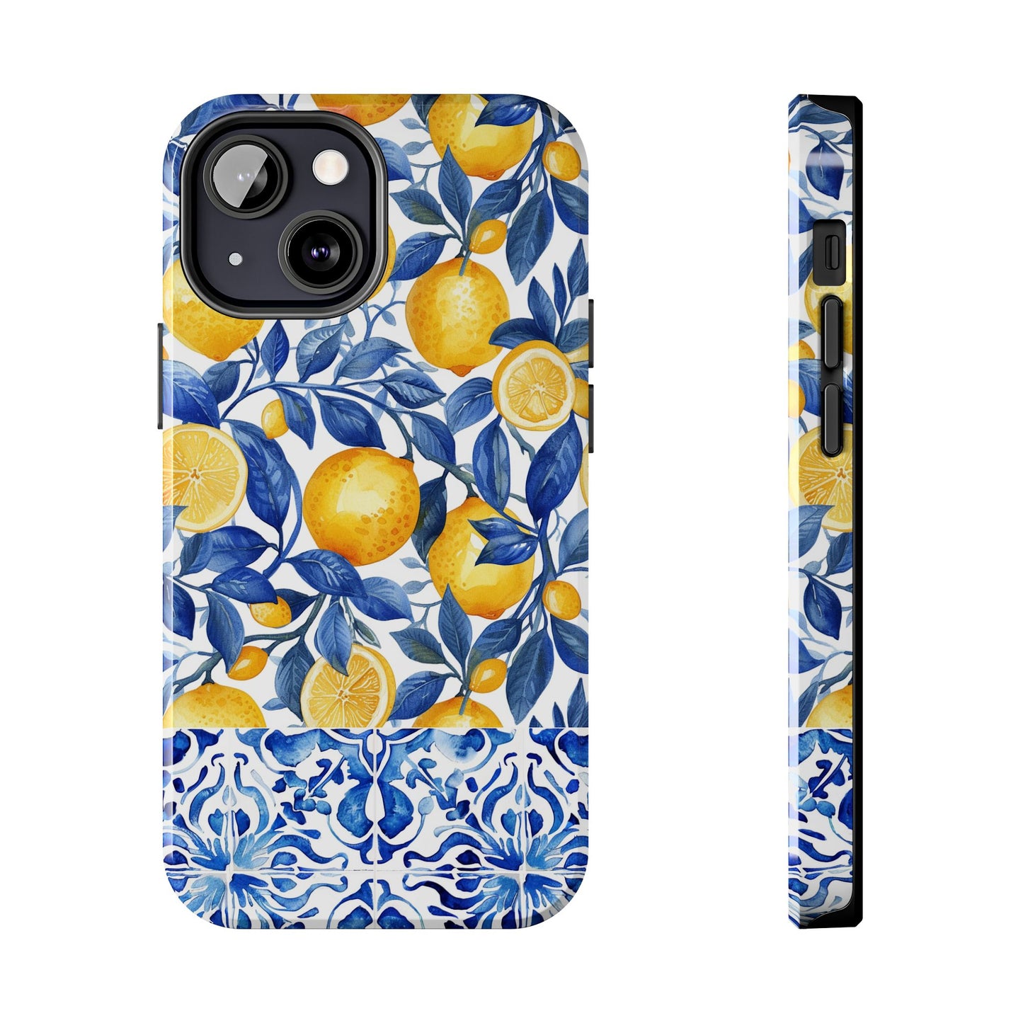 Lemons & Tiles Tough Phone Case