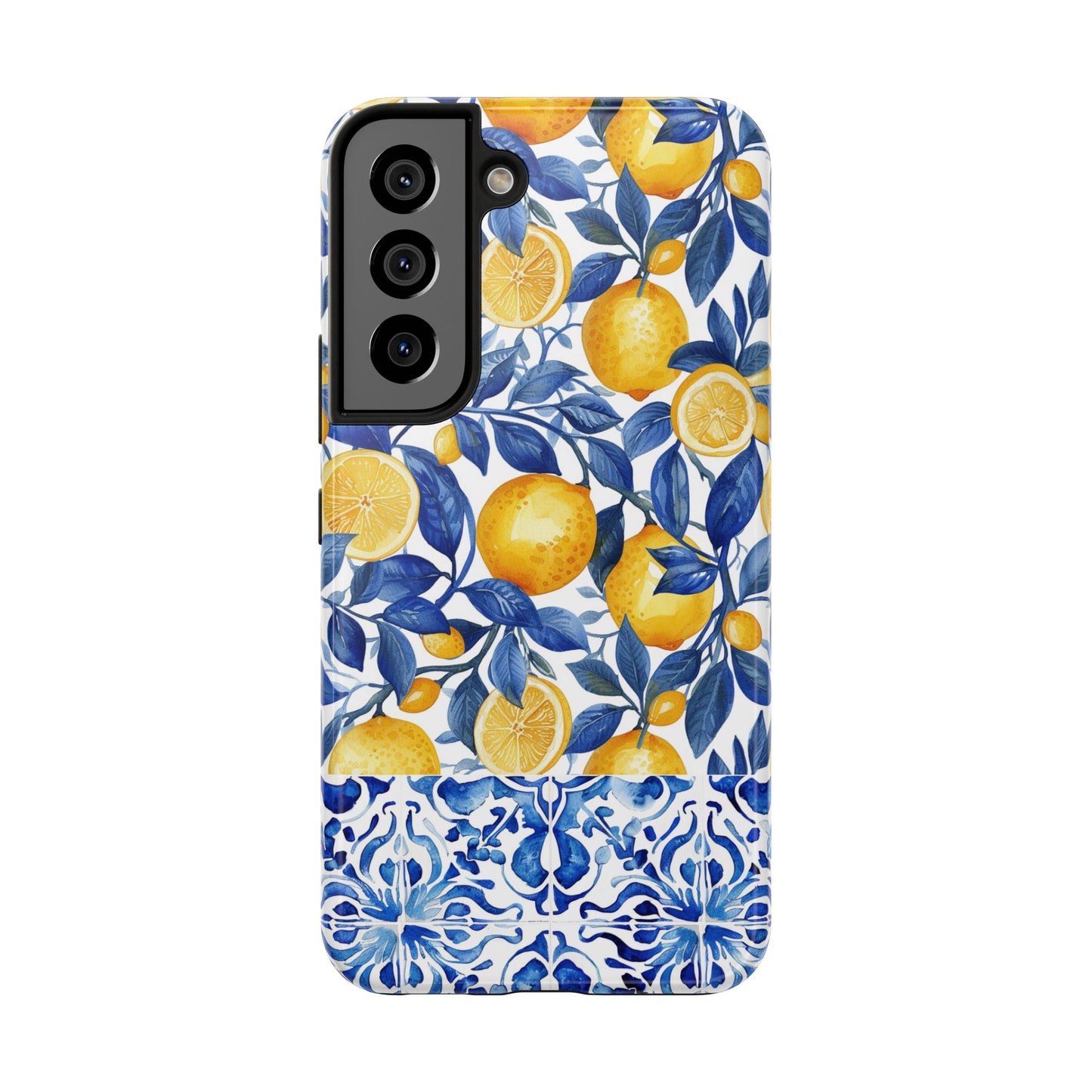 Lemons & Tiles Tough Phone Case