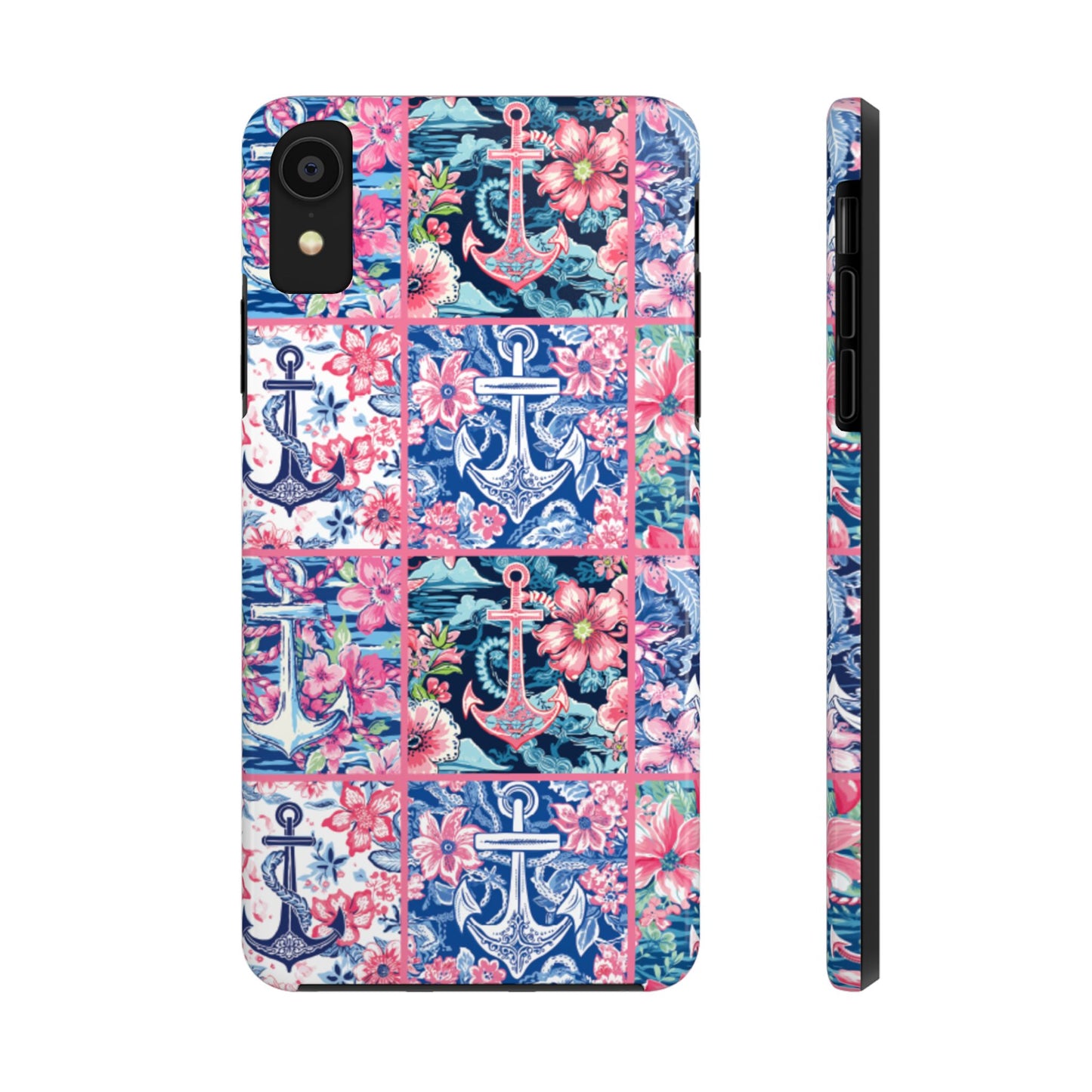 Floral Anchors Tough Phone Case