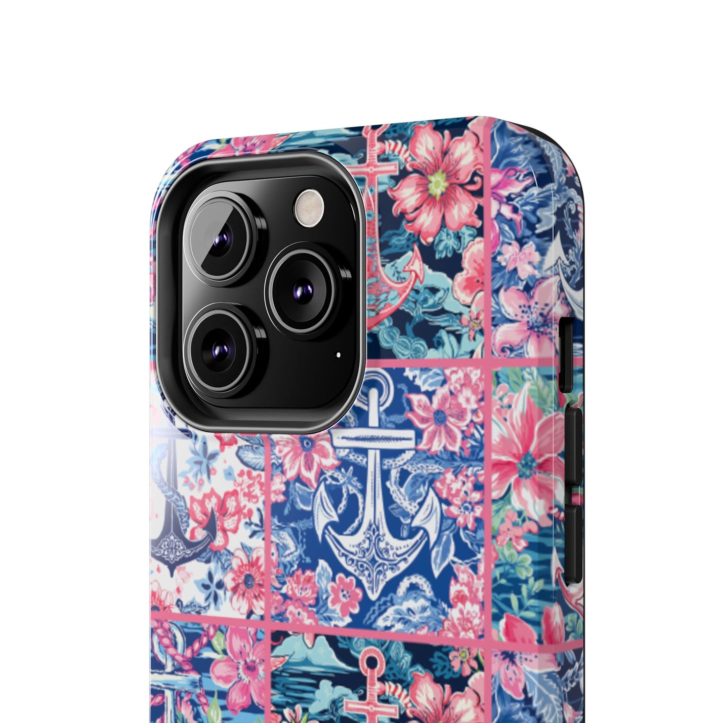 Floral Anchors Tough Phone Case