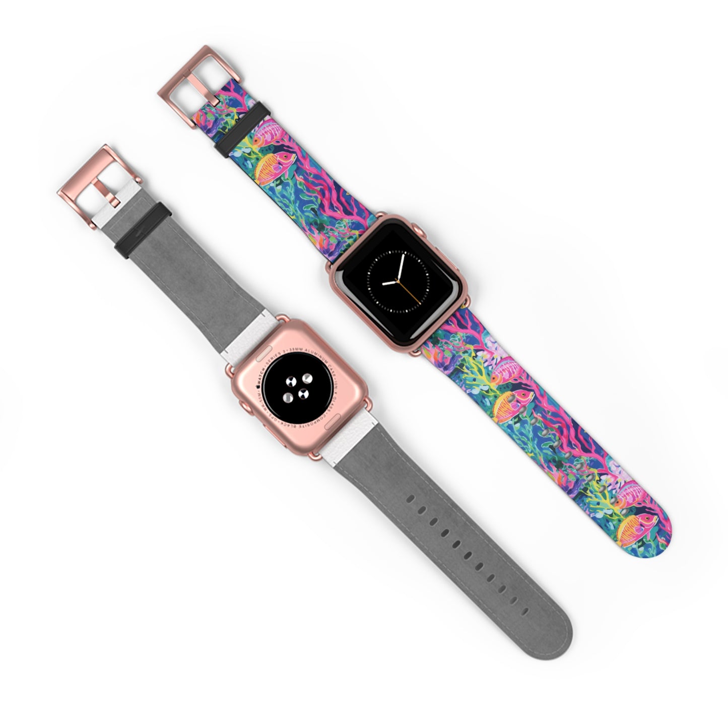 Watercolor Fish Watch Band