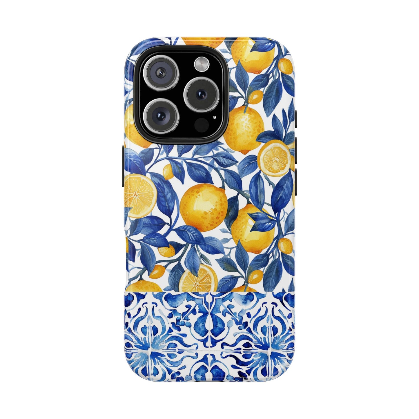 Lemons & Tiles Tough Phone Case