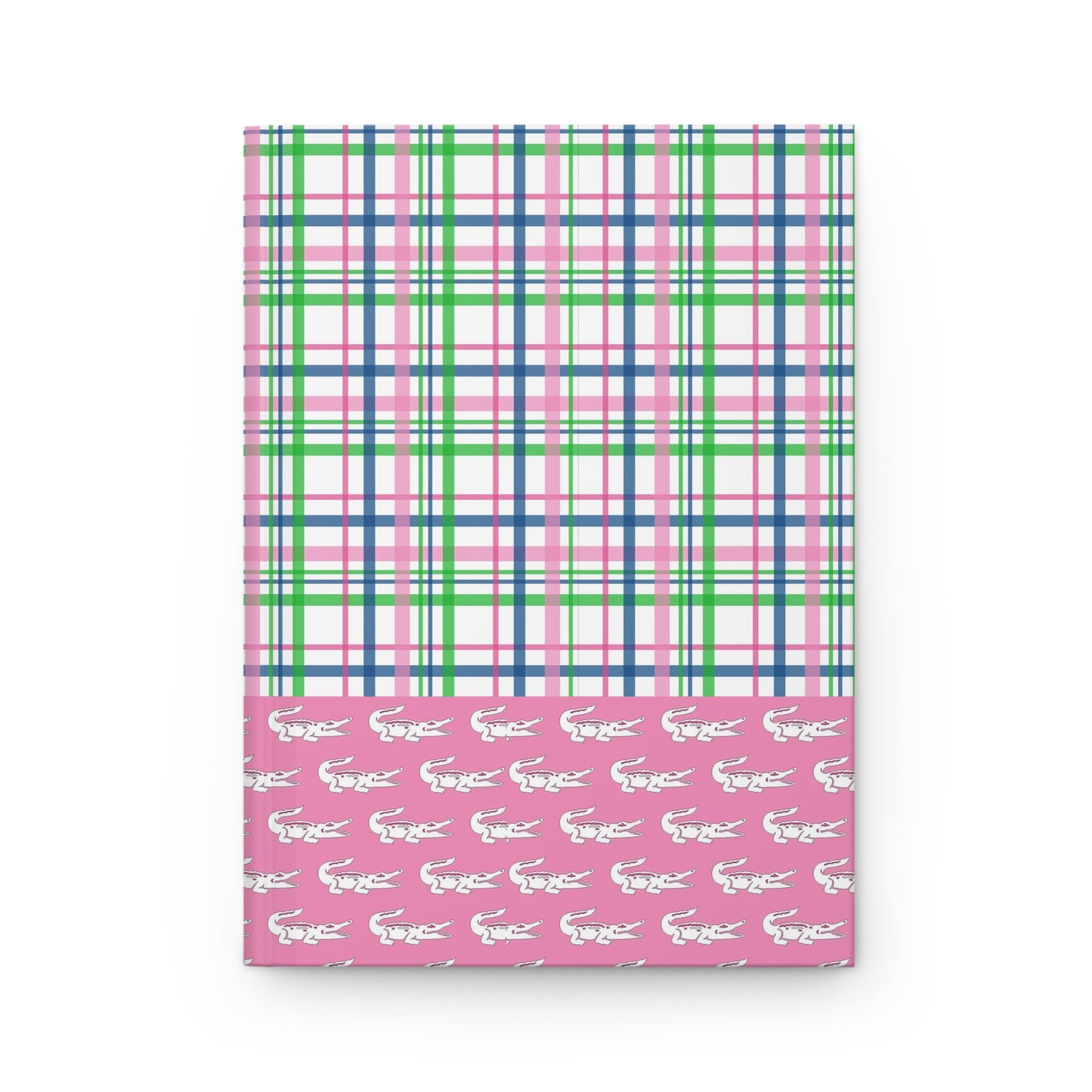 Gator Plaid Hardcover Journal