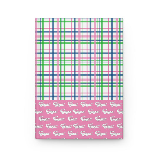 Gator Plaid Hardcover Journal