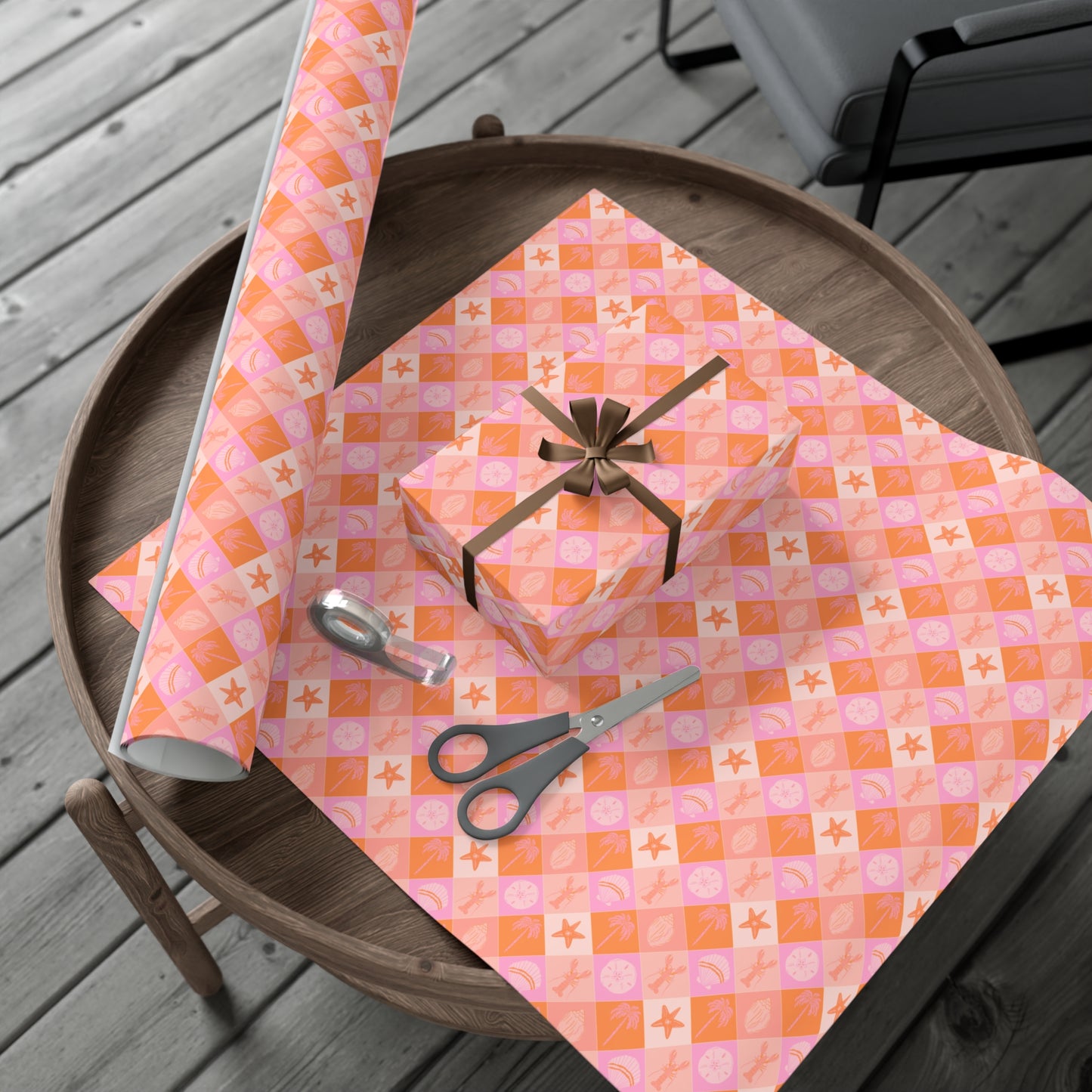 Bright Beach Pattern Gift Wrap