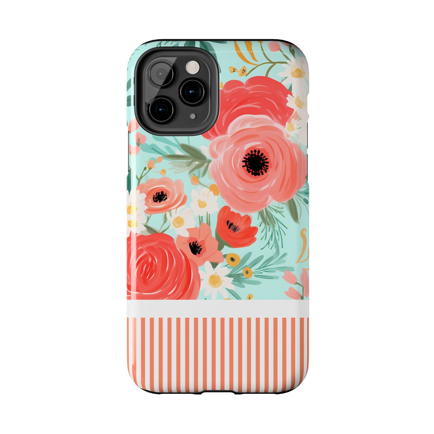 Coral FloralTough Phone Case