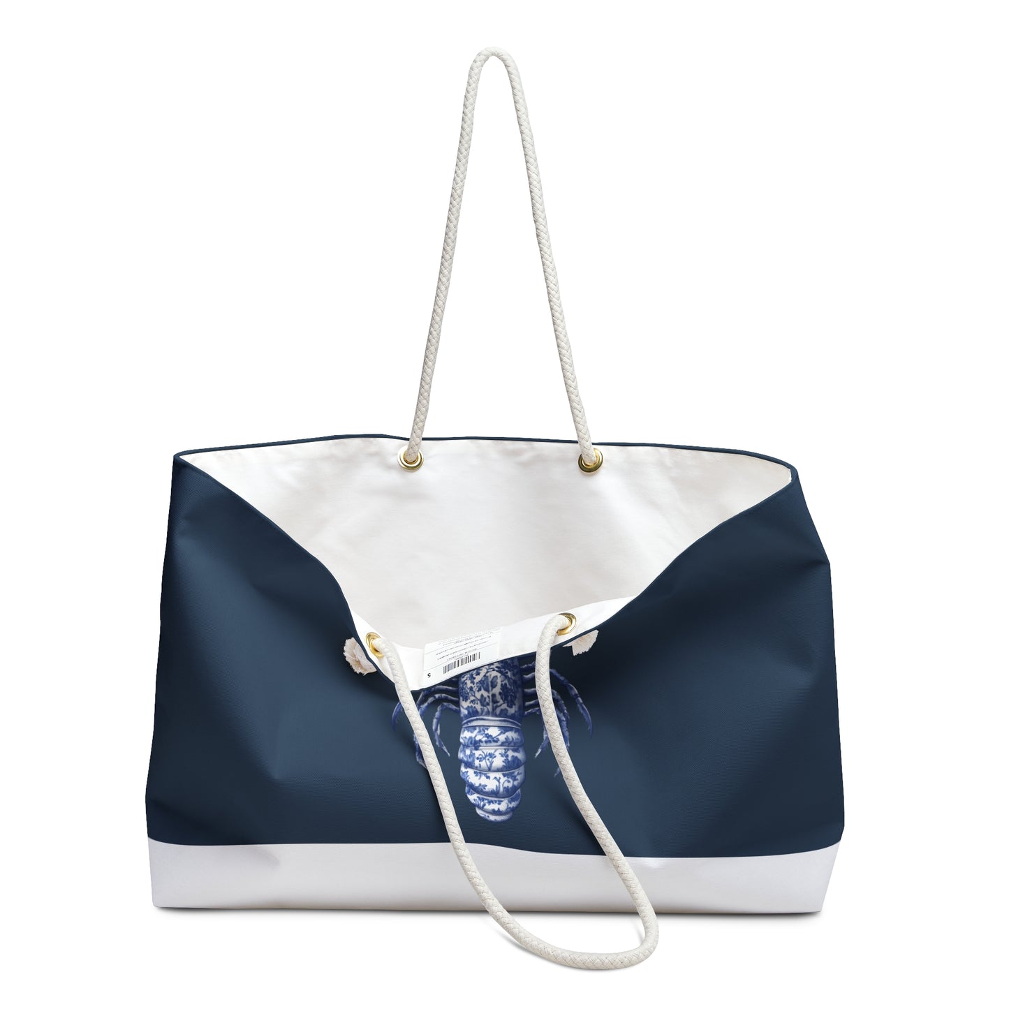 Chinoiserie Lobster Weekender Bag