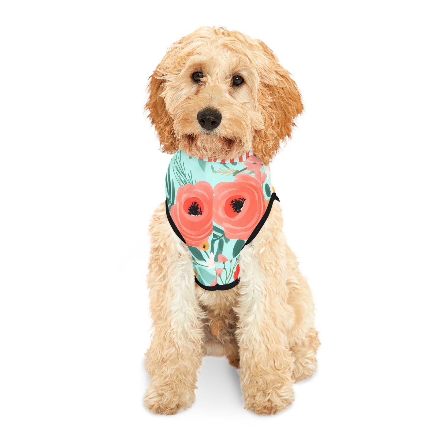 Coral Floral Pet Hoodie