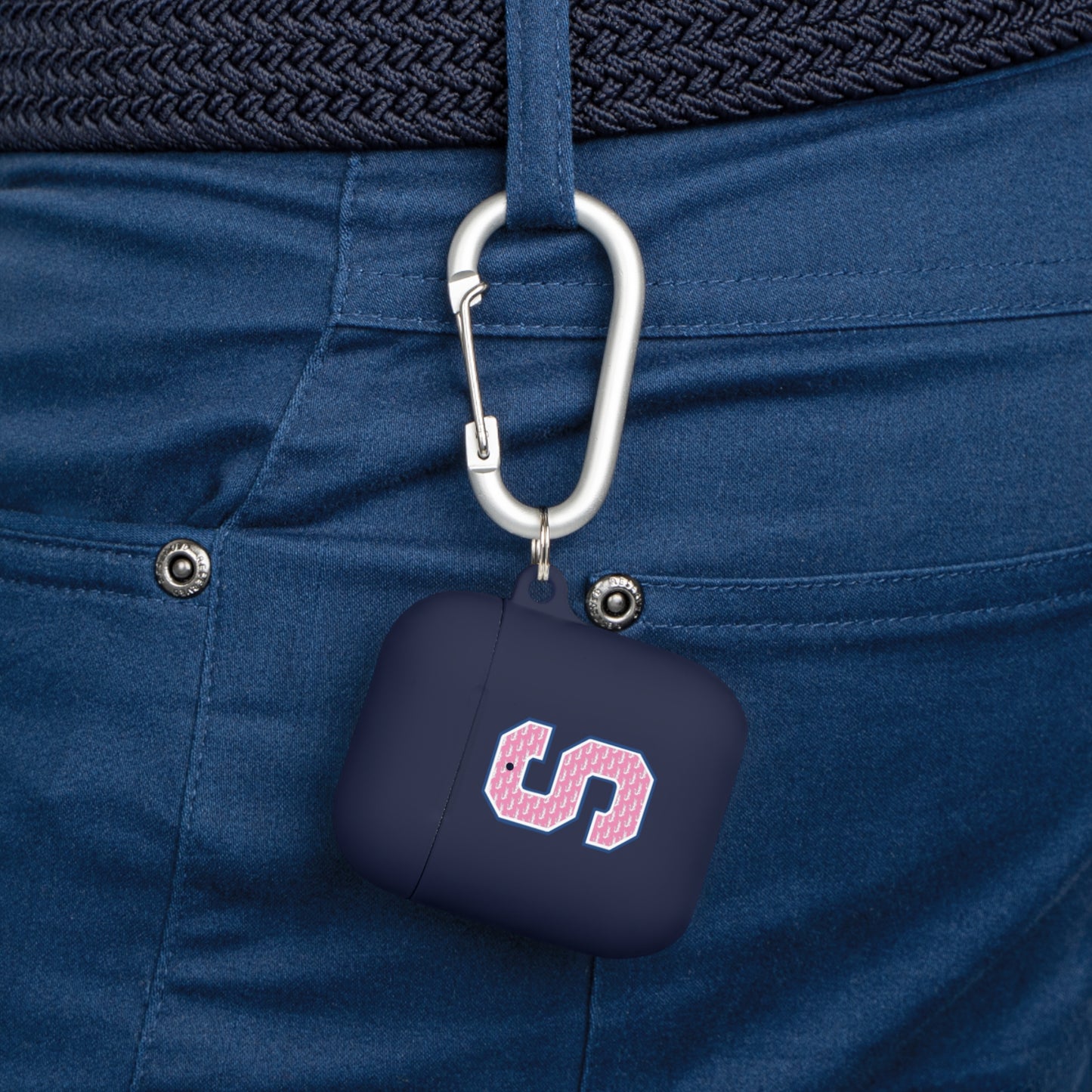 Preppy Letter S AirPods Case Cover