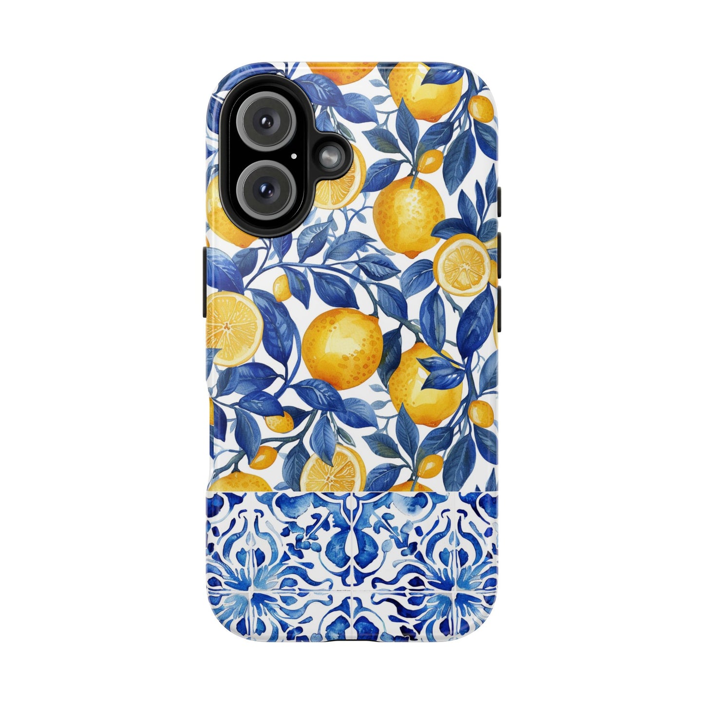 Lemons & Tiles Tough Phone Case