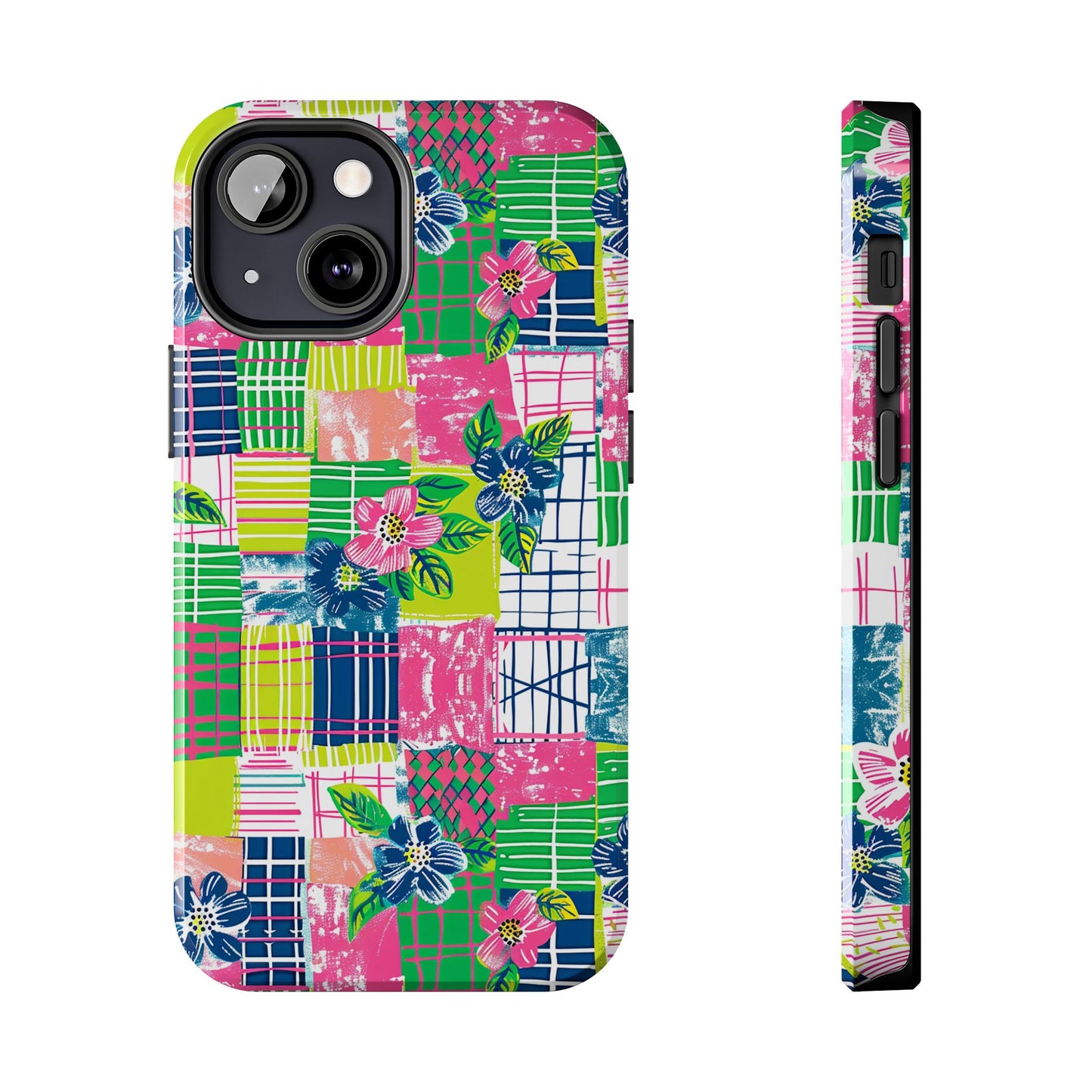 Tropical Madras Tough Phone Case