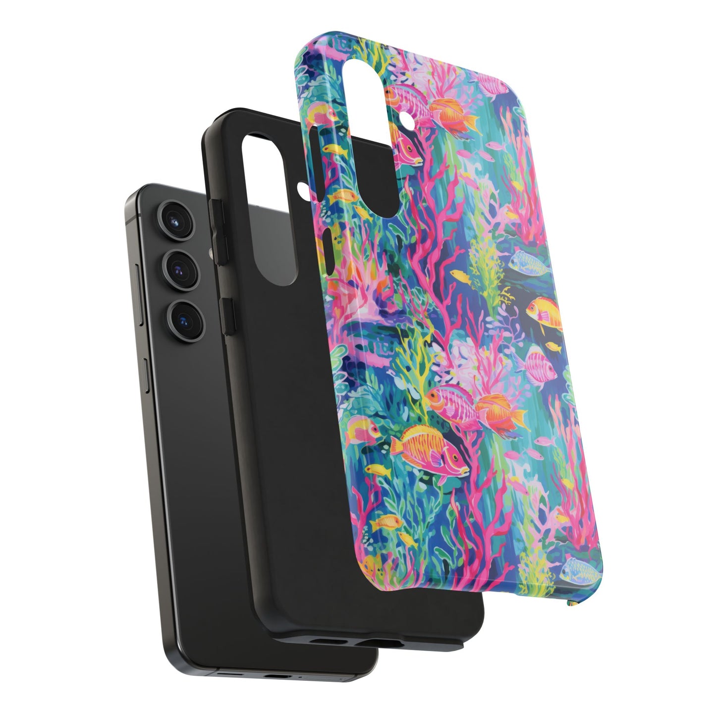 Watercolor Fish Tough Phone Case