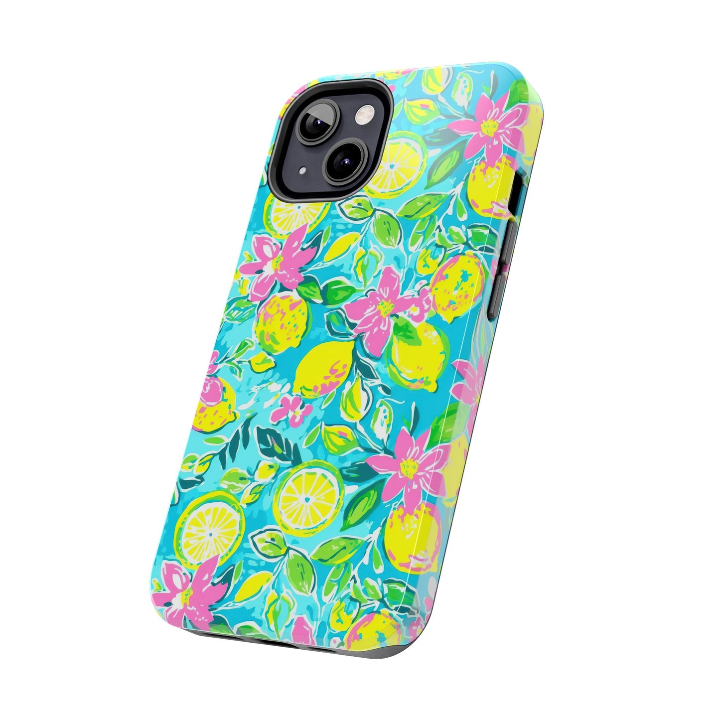 Lemon Floral Tough Phone Case
