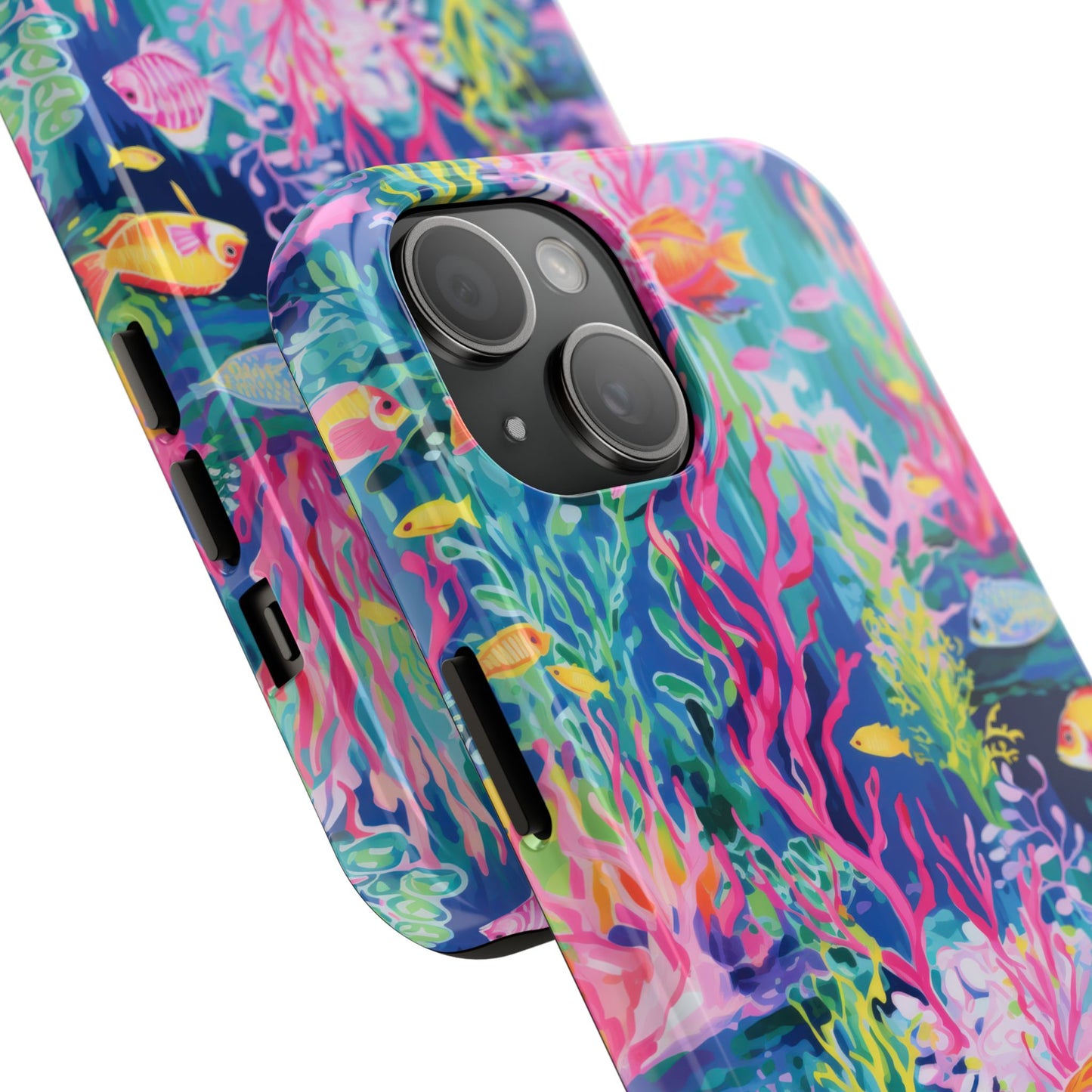 Watercolor Fish Tough Phone Case