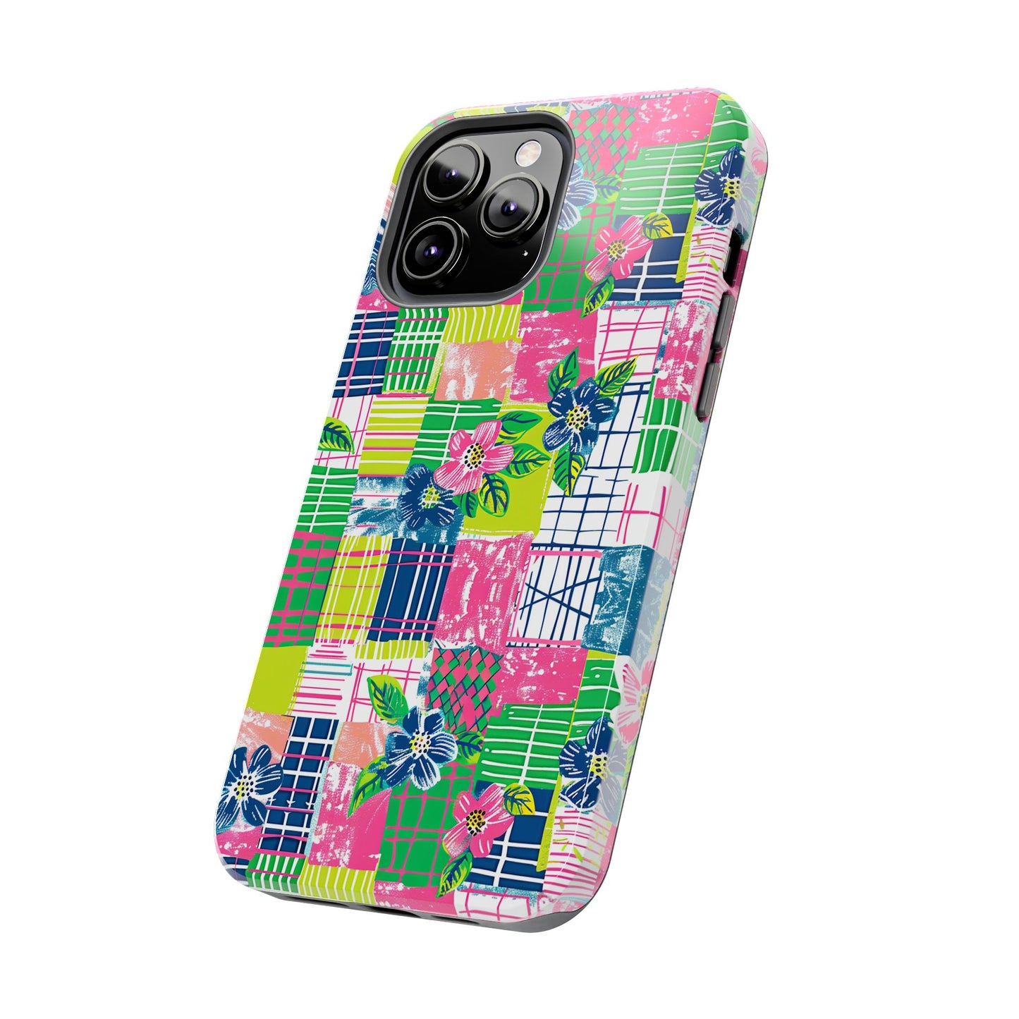 Tropical Madras Tough Phone Case