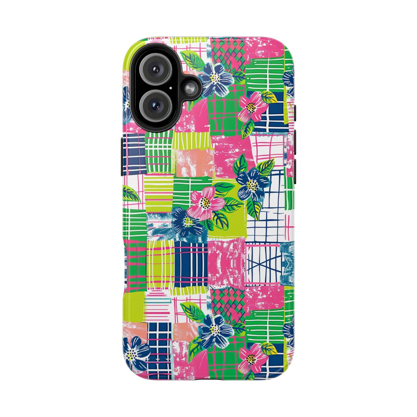 Tropical Madras Tough Phone Case