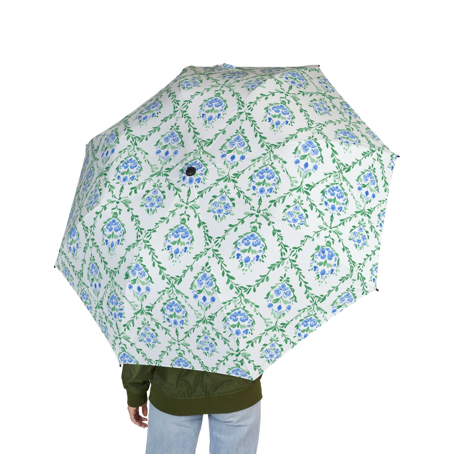 Grand Millennial Semi-Automatic Foldable Umbrella