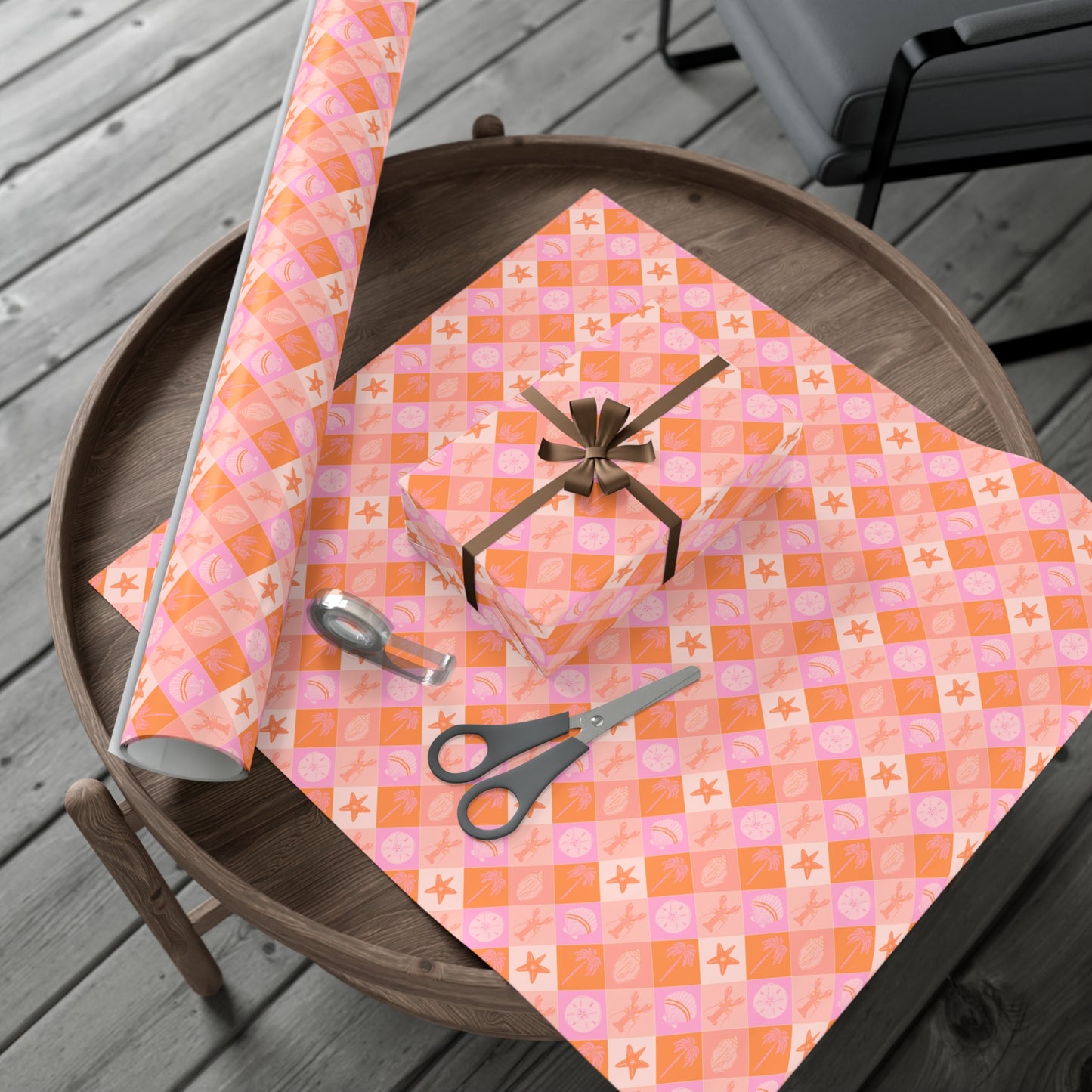 Bright Beach Pattern Gift Wrap