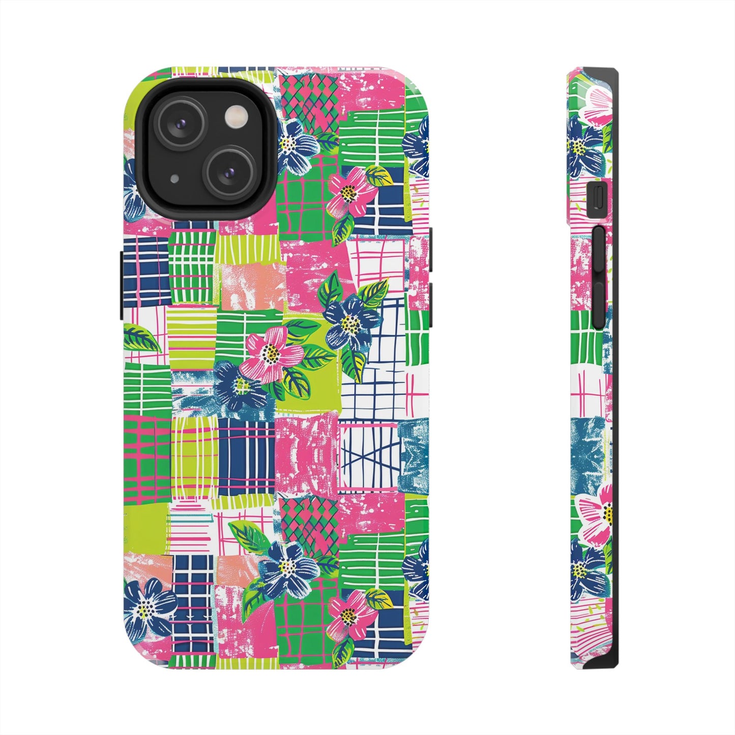 Tropical Madras Tough Phone Case
