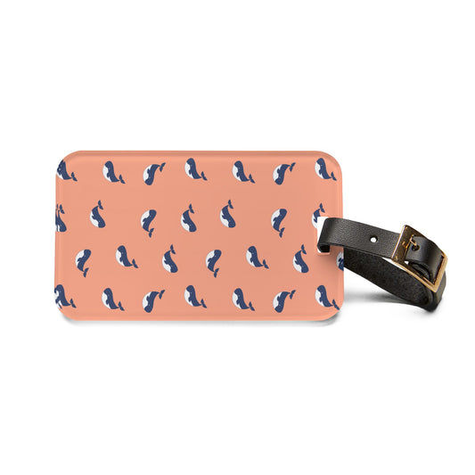 Whimsical Whales Luggage Tag