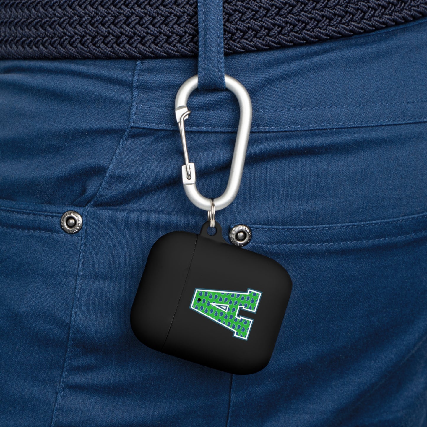 Preppy Letter A AirPods Case Cover