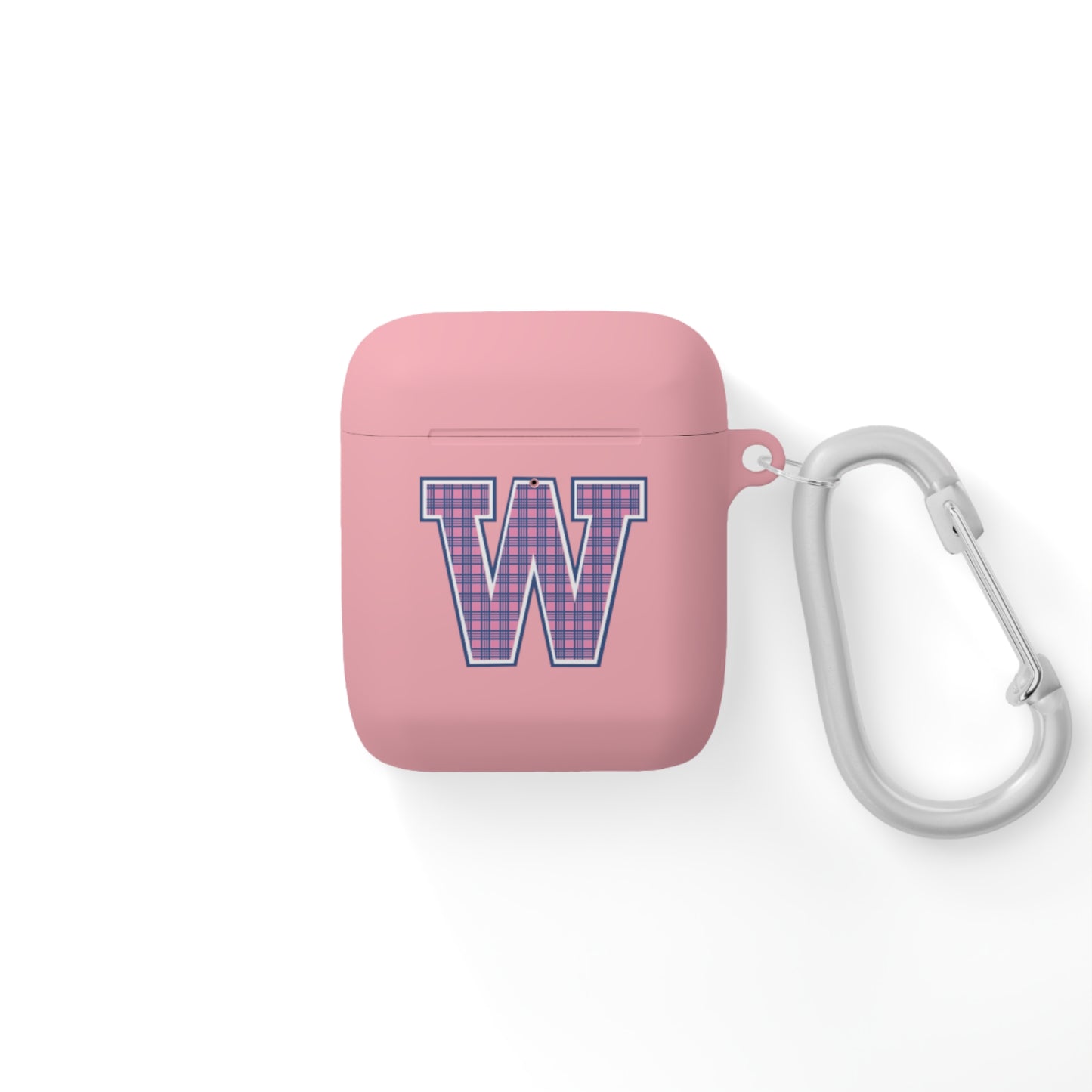 Preppy Letter W AirPods Case Cover