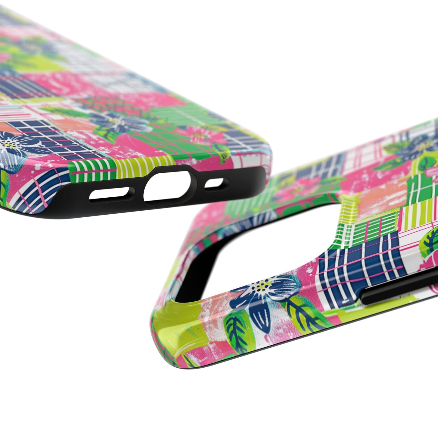 Tropical Madras Tough Phone Case