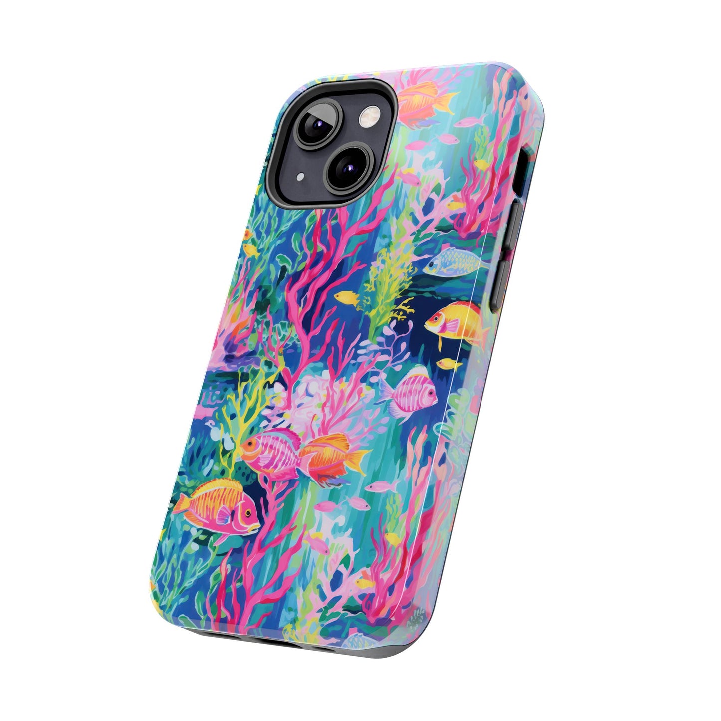 Watercolor Fish Tough Phone Case