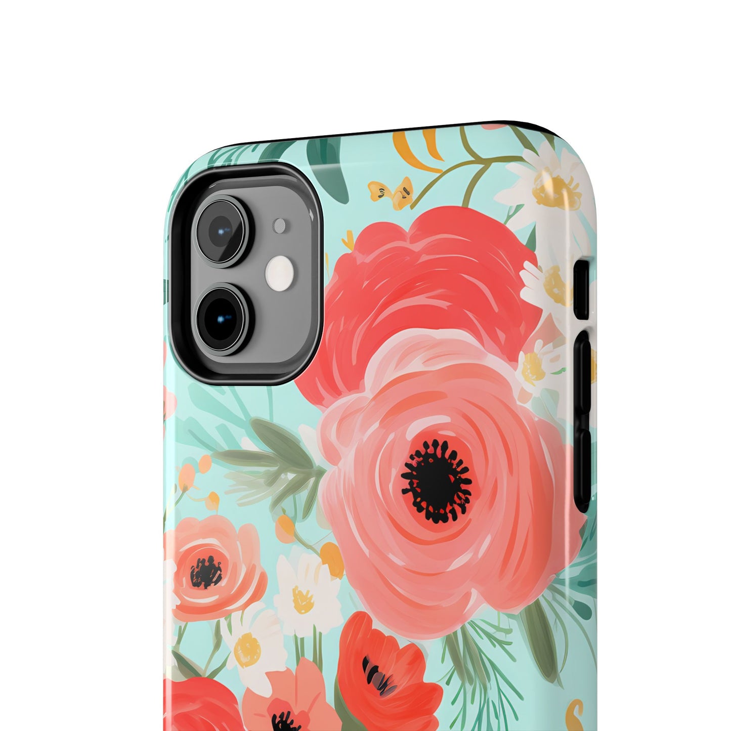 Coral FloralTough Phone Case