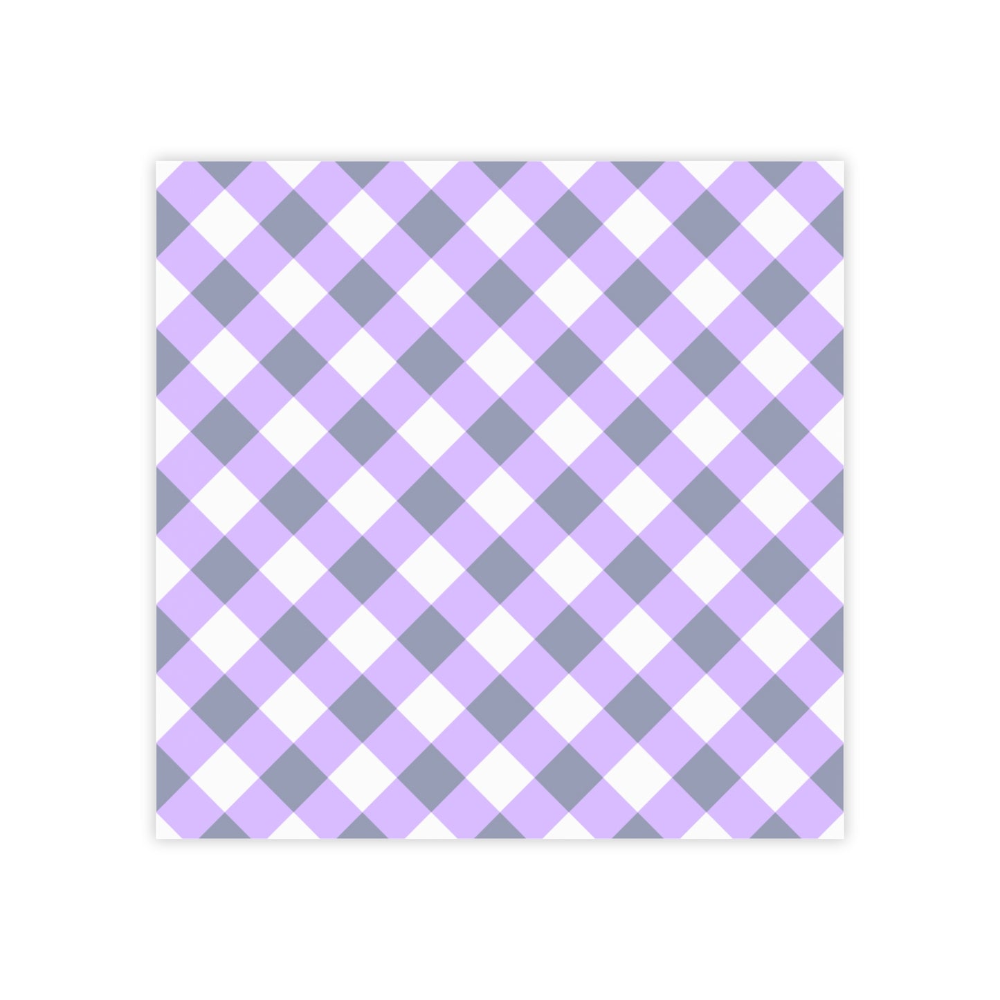 Preppy Purple Gingham Post-it® Note Pads